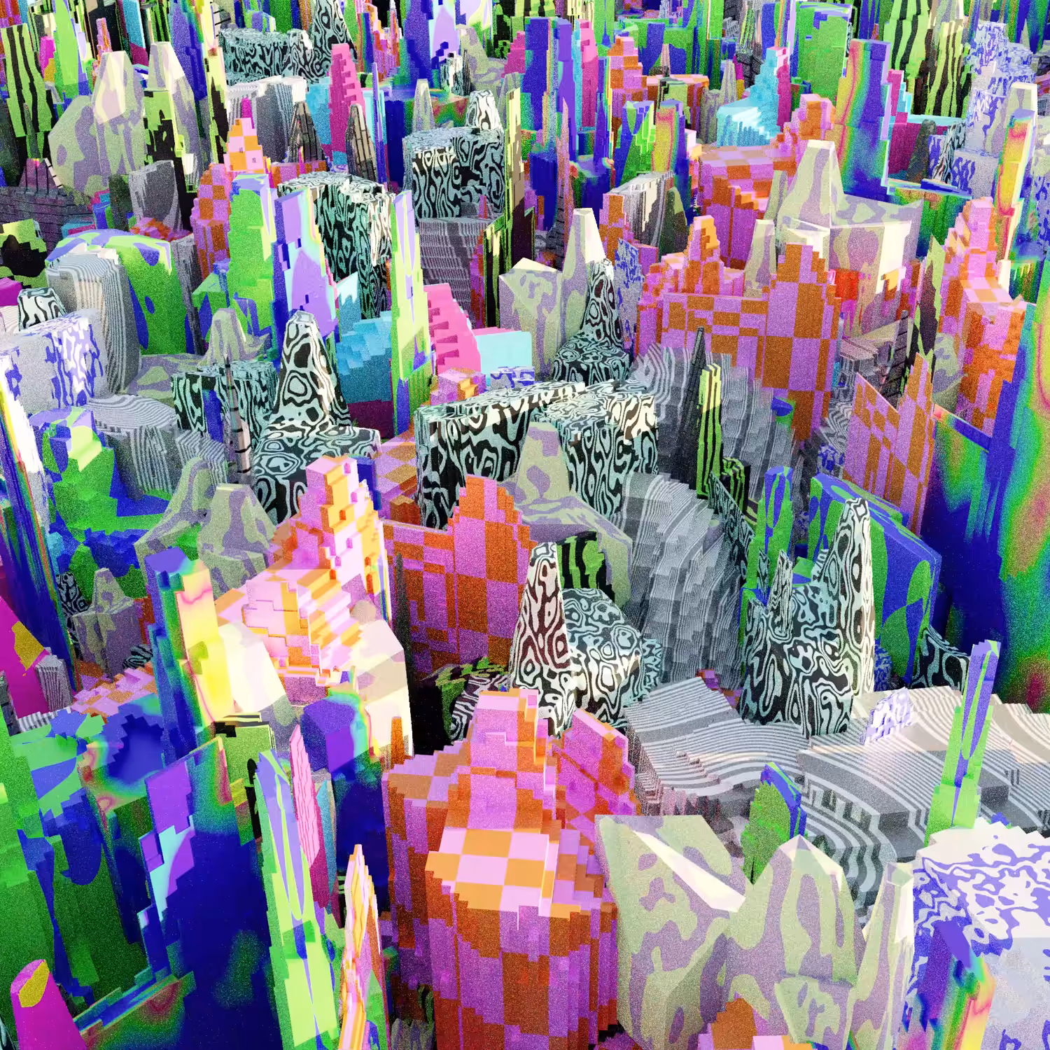 summer cityscape