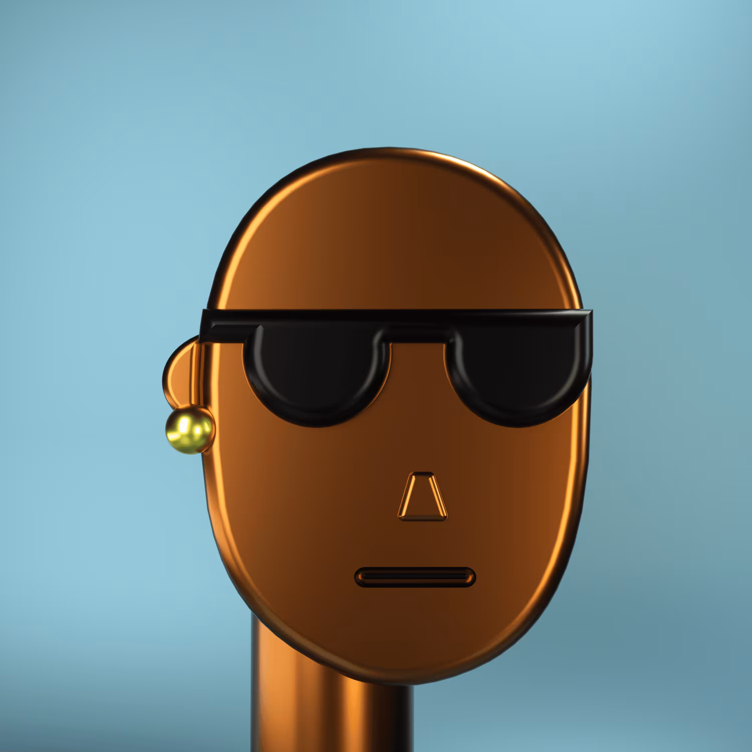 3D Chrome Punk #0140