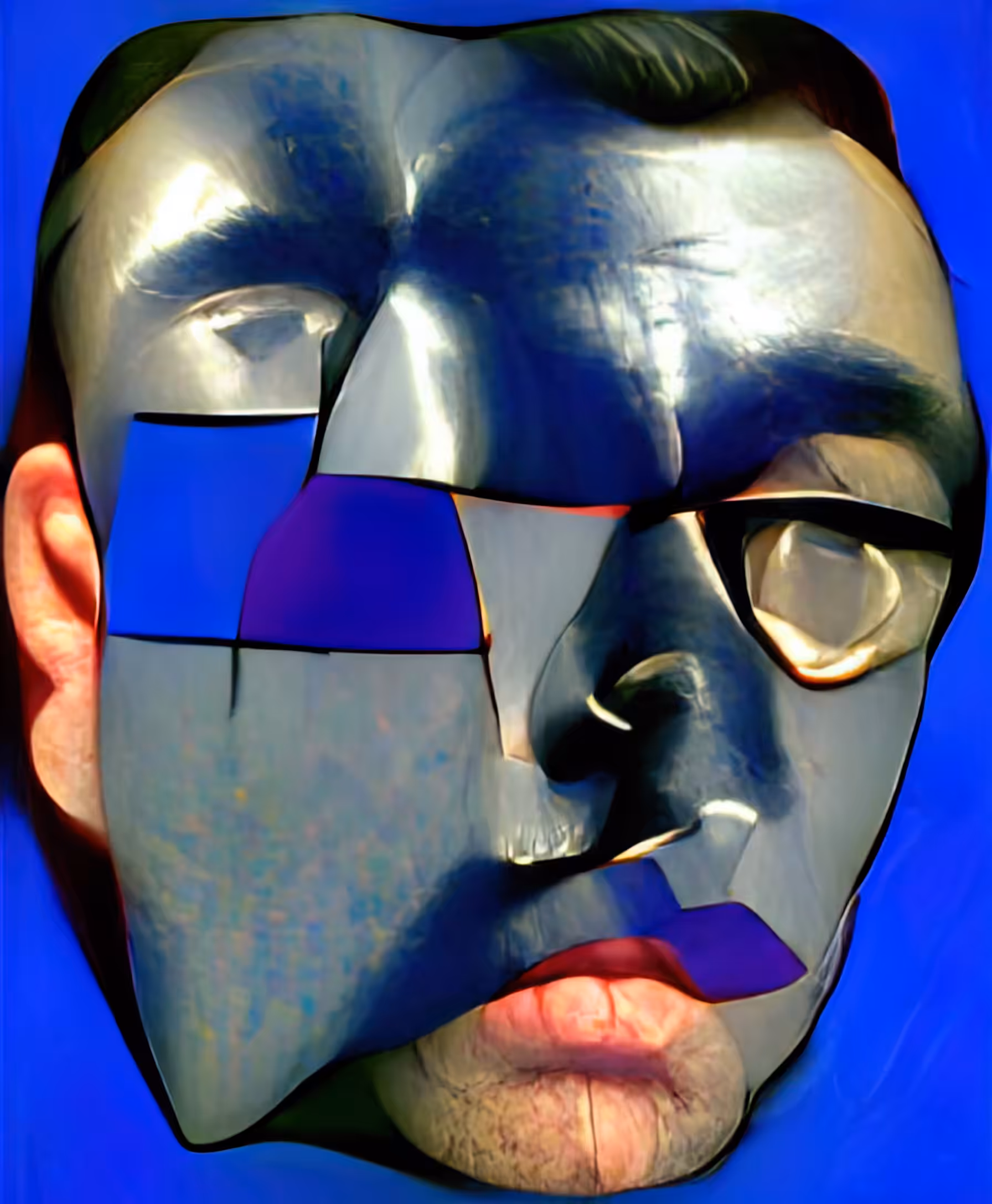 Homme en bleu II