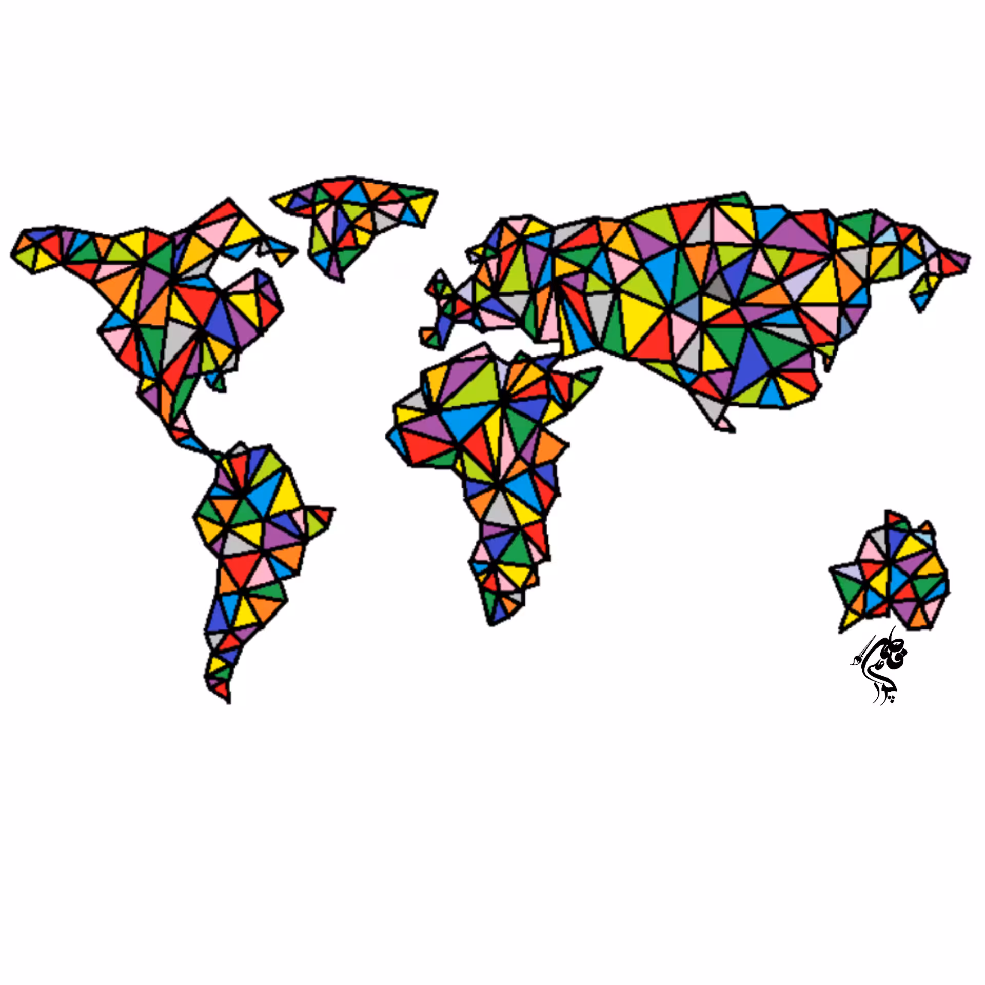 The colorful world of art