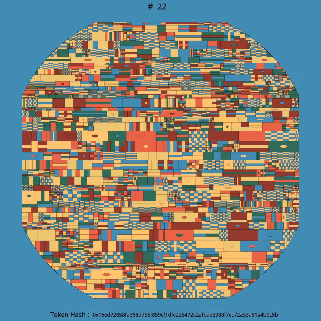 Abstracte Raster:The last piece #22