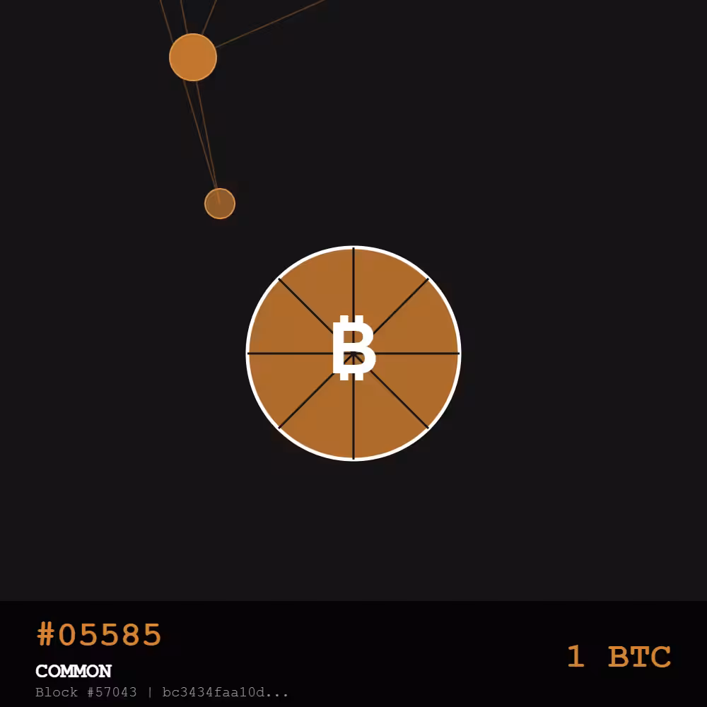 Bitcoin Pizza Genesis: 10K — COMMON Edition | May 22, 2010 - The Day Everything Changed