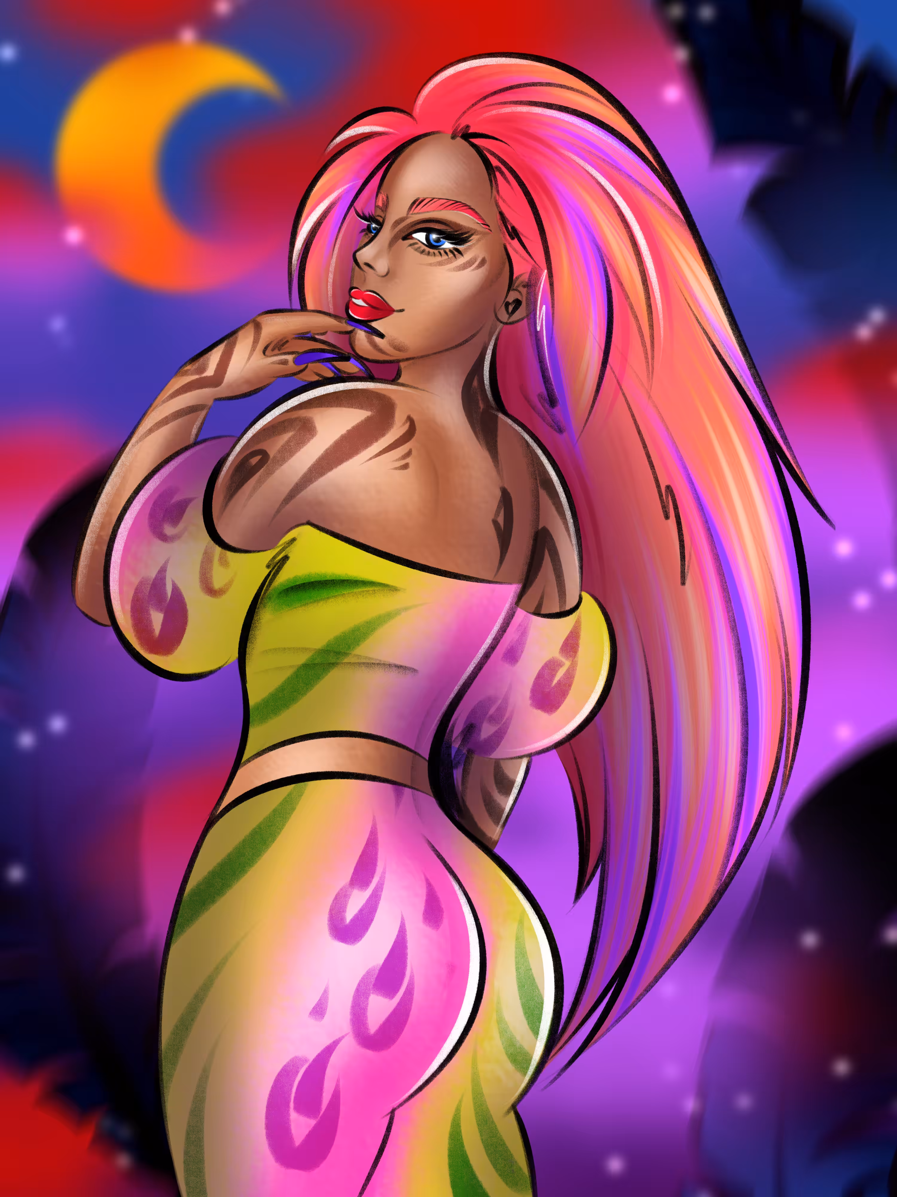 Parrot girl
