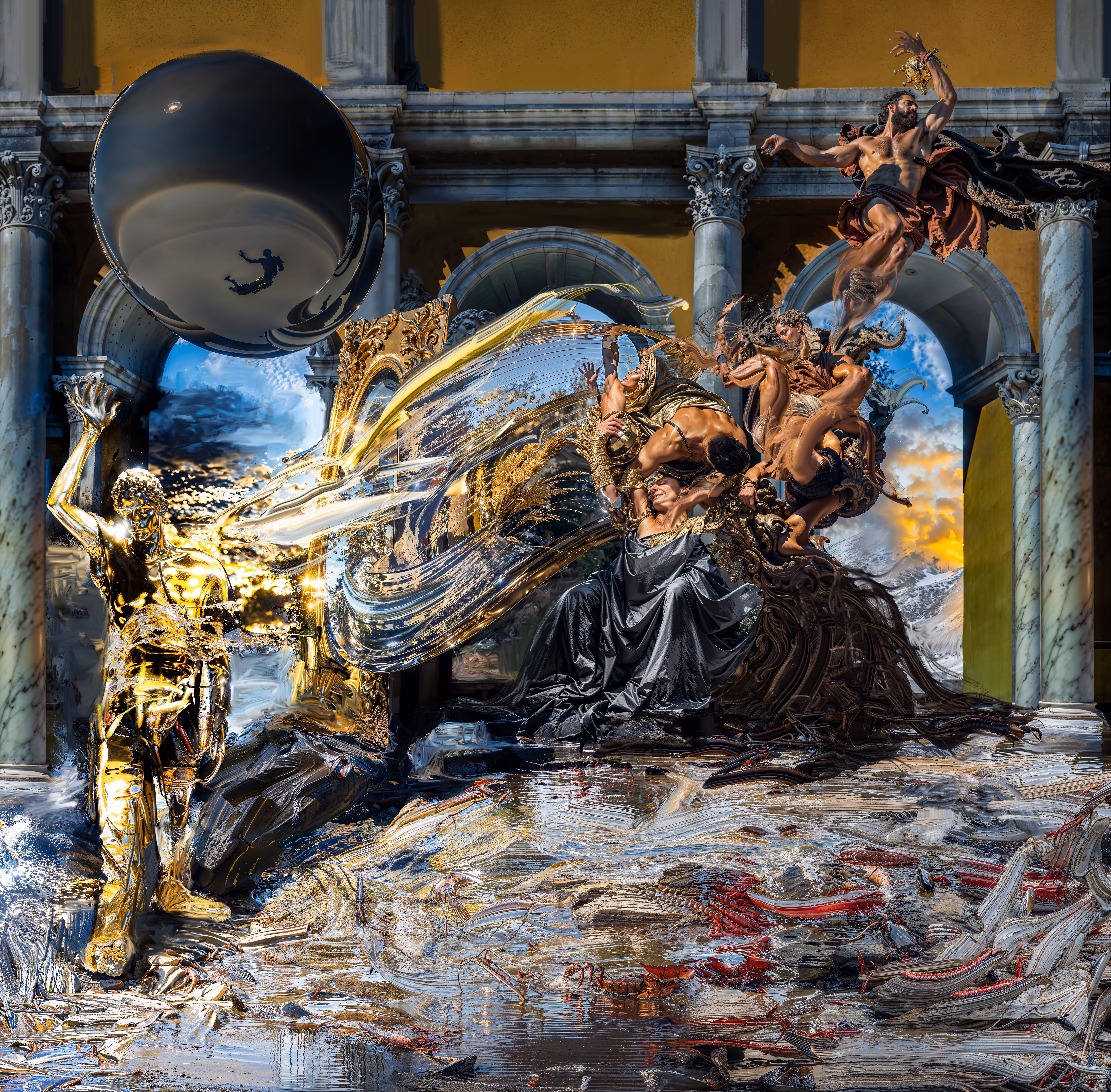 The golden mirror's eclipse