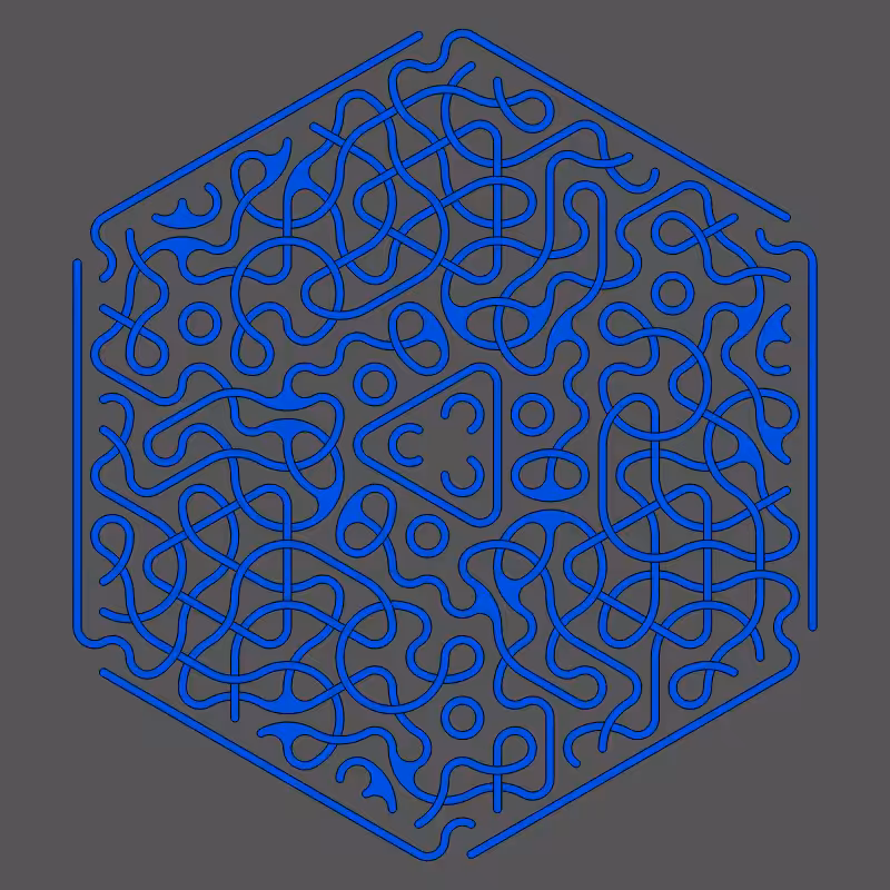 Threefold Symmetry - Dark Variations #396