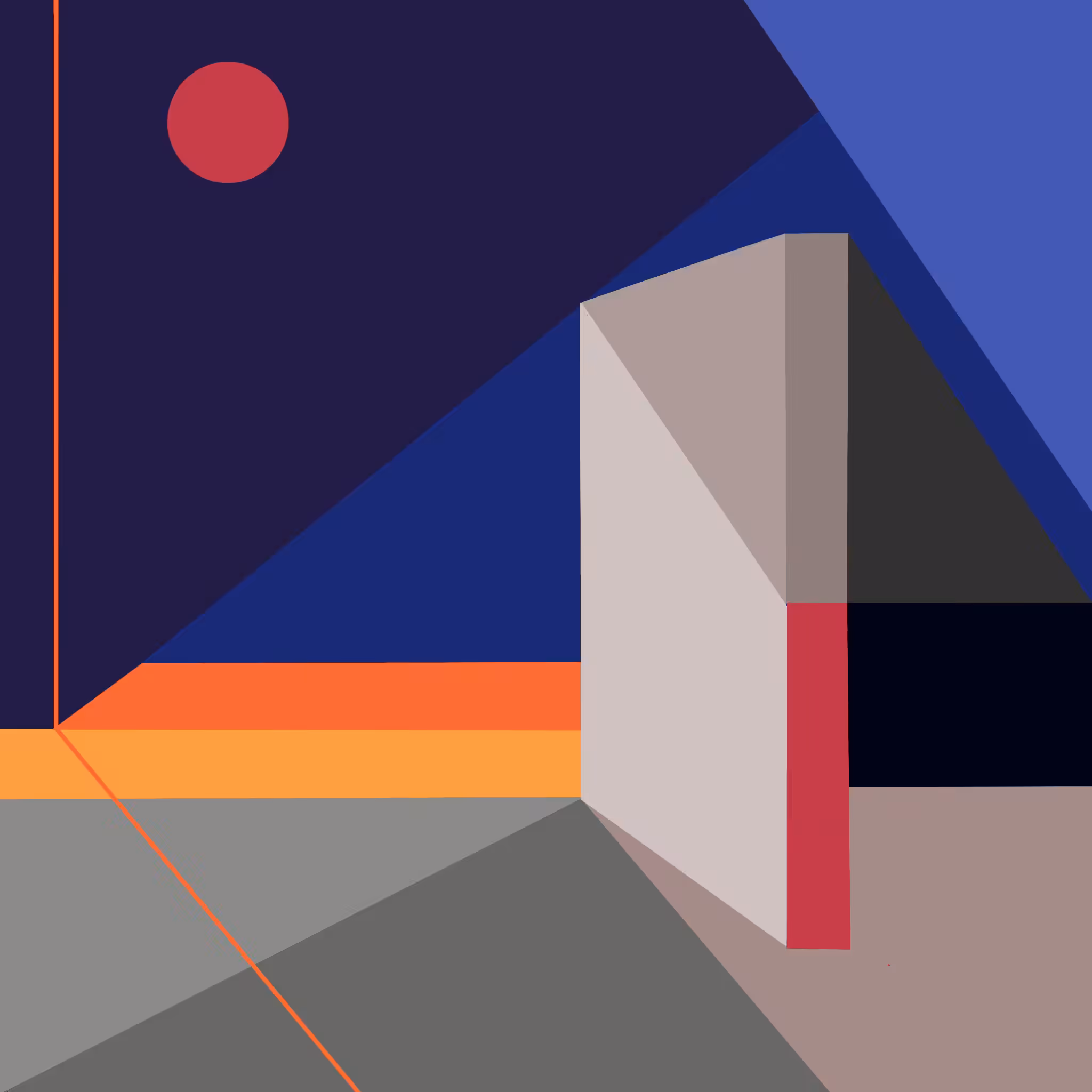 Geometric Abstraction: Through the Door