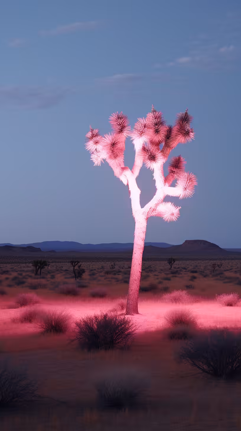 pink desert