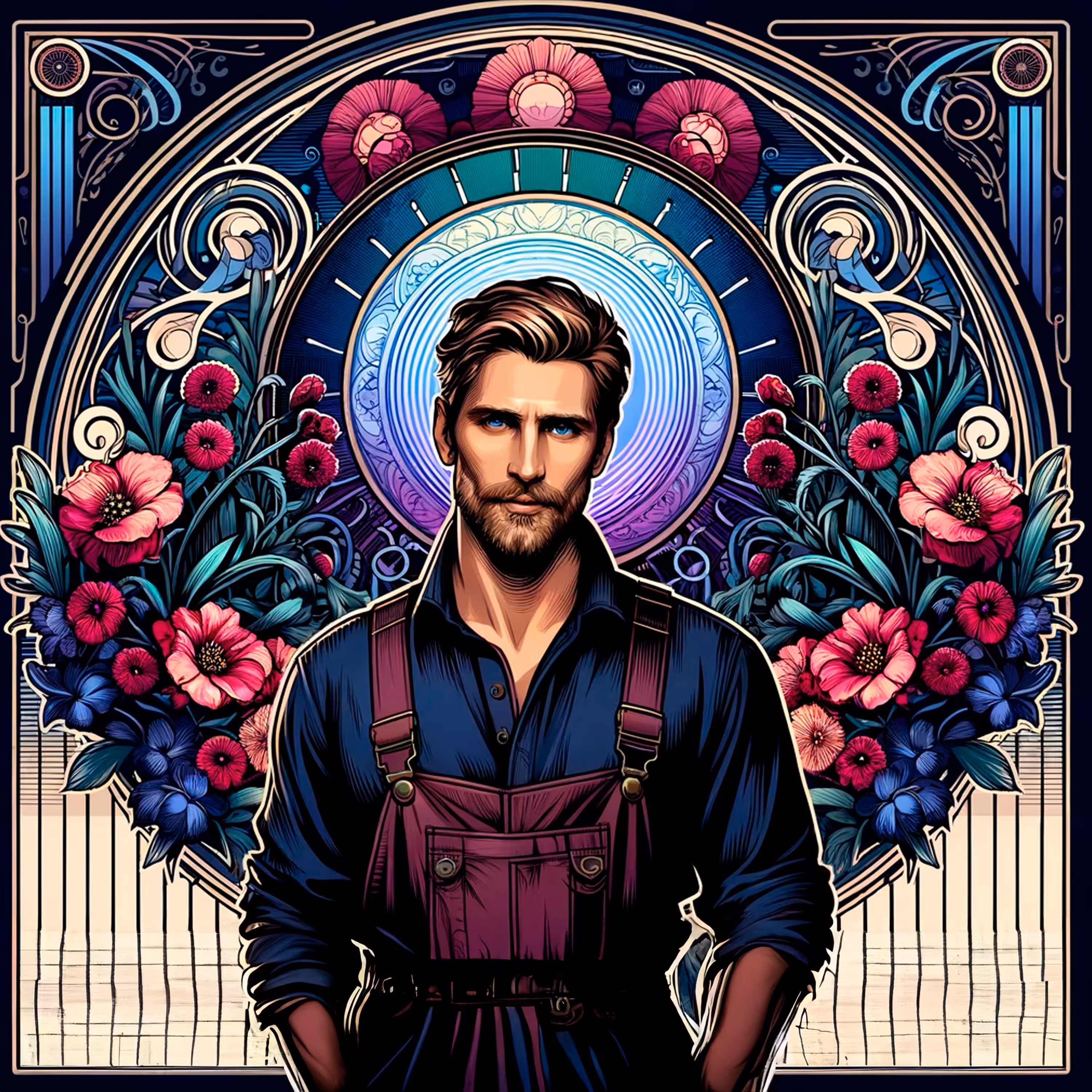 Art Nouveau 52 The farmer