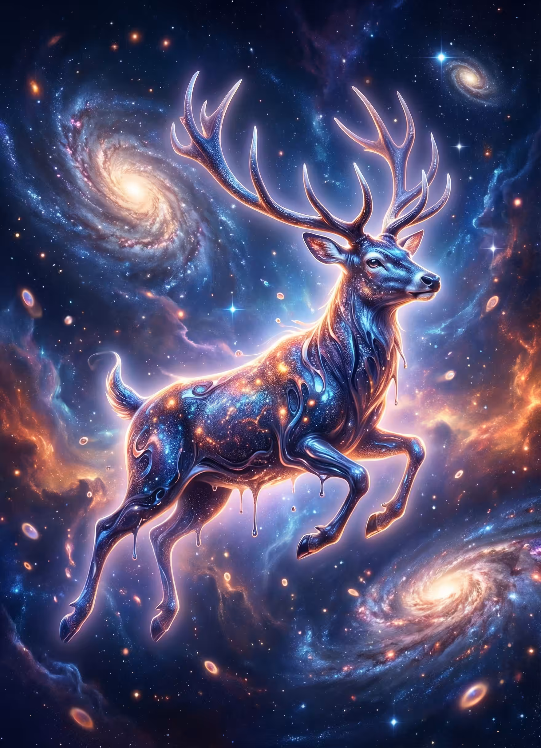 Cosmic Flying Deer