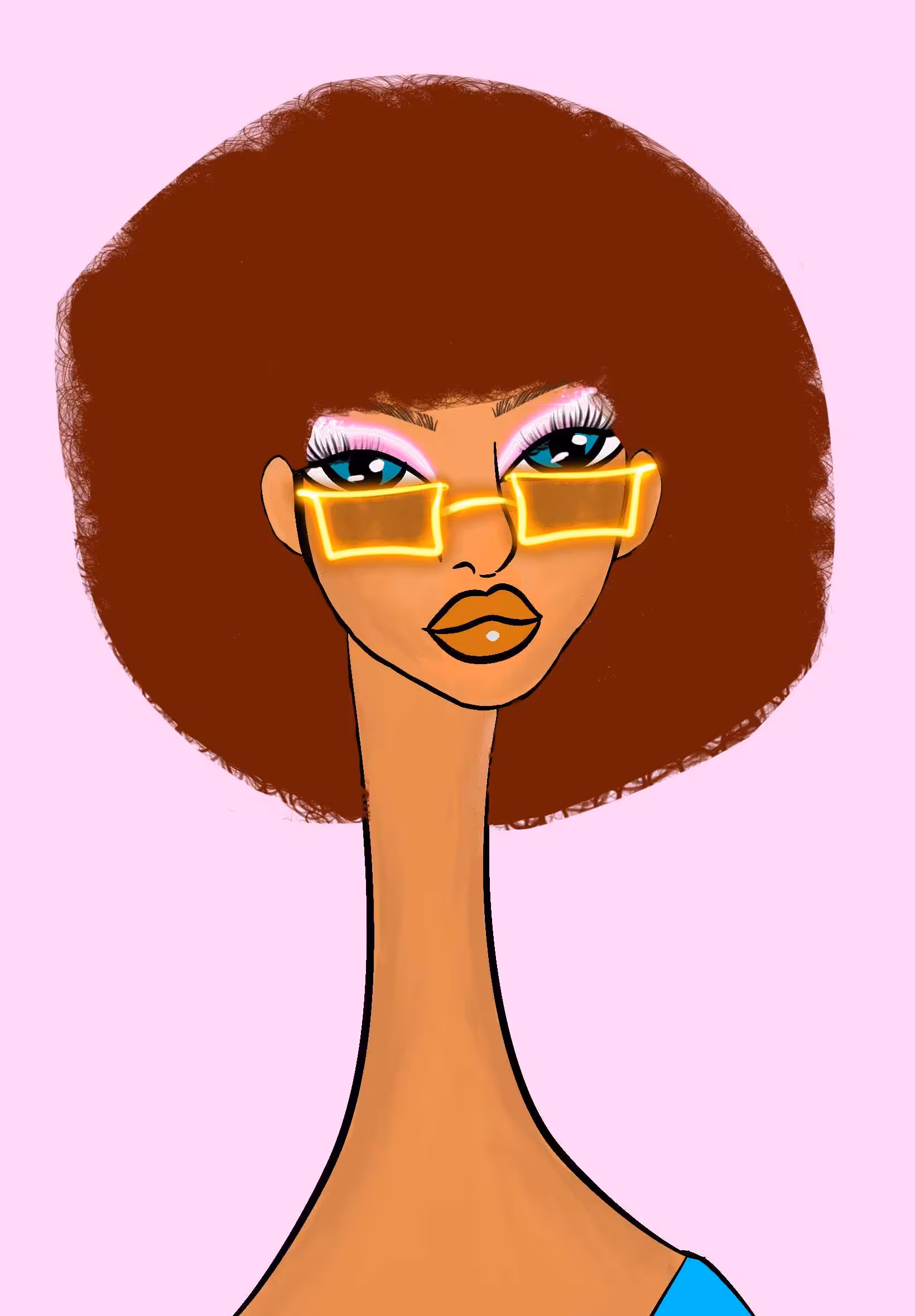 Long Neckie Ladies: Long Neckie Lady #1716