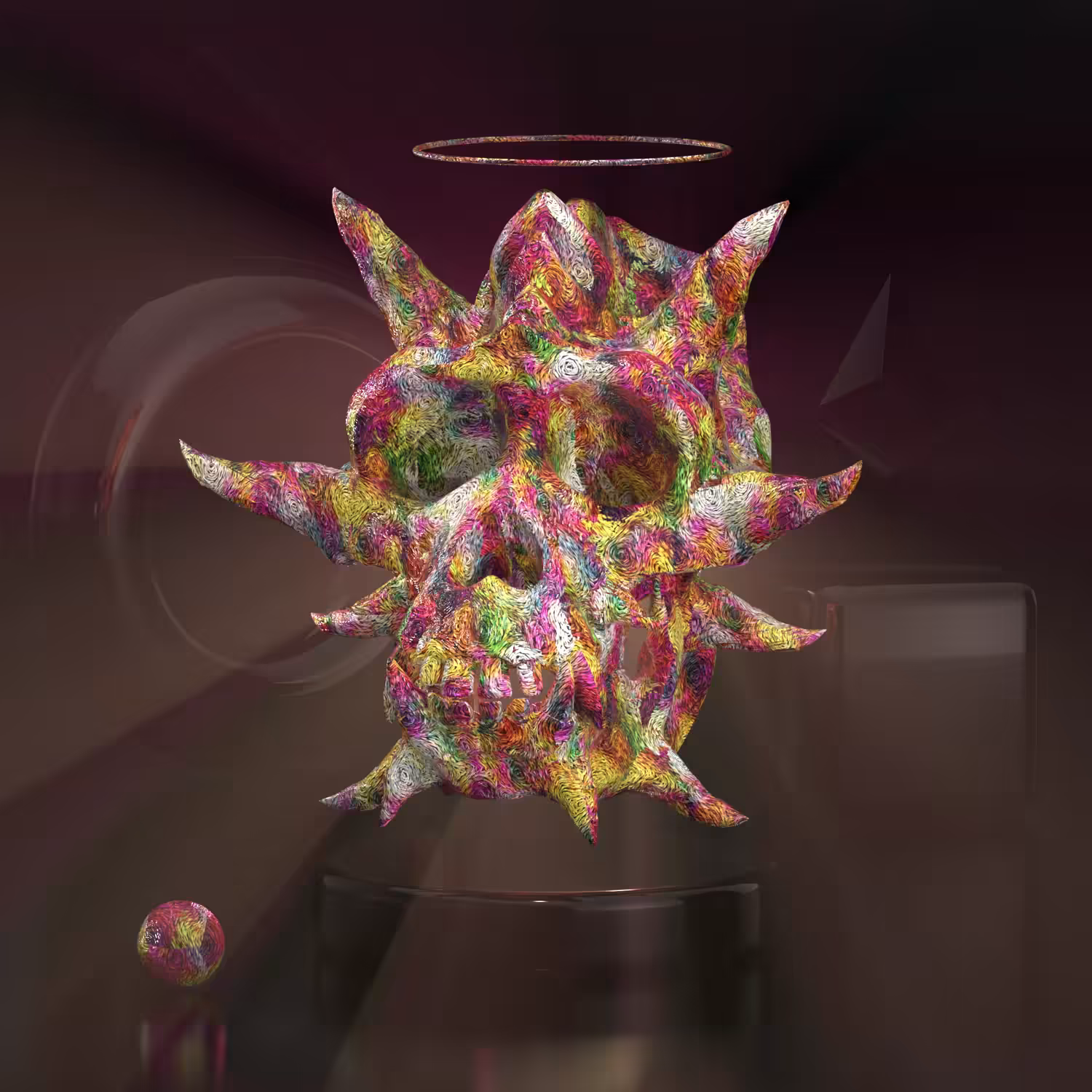 Monk Skull Van Gogh | Dead collection