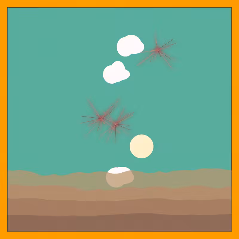 Seas of hills #20