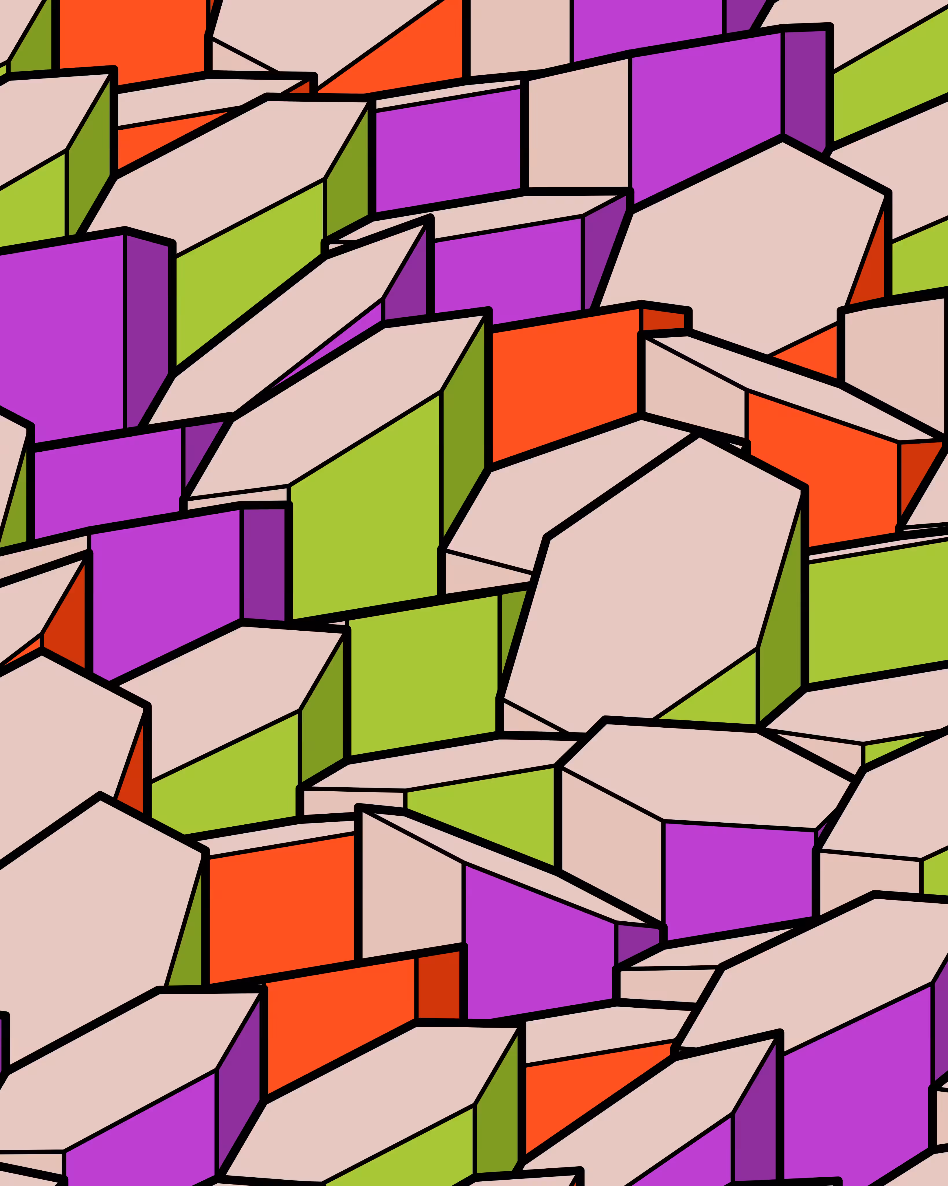 Hexagones Landscape #280