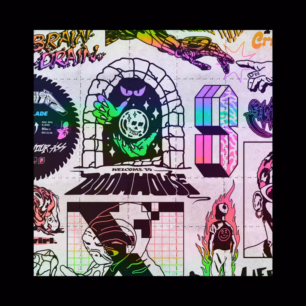 3XVISIONWAVE : Beach Mold Blacklight Spin Sequence_02