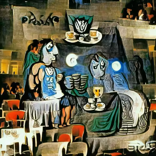 The Night Café by Pablo Picasso