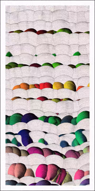 Balloon Field on Clouds #28