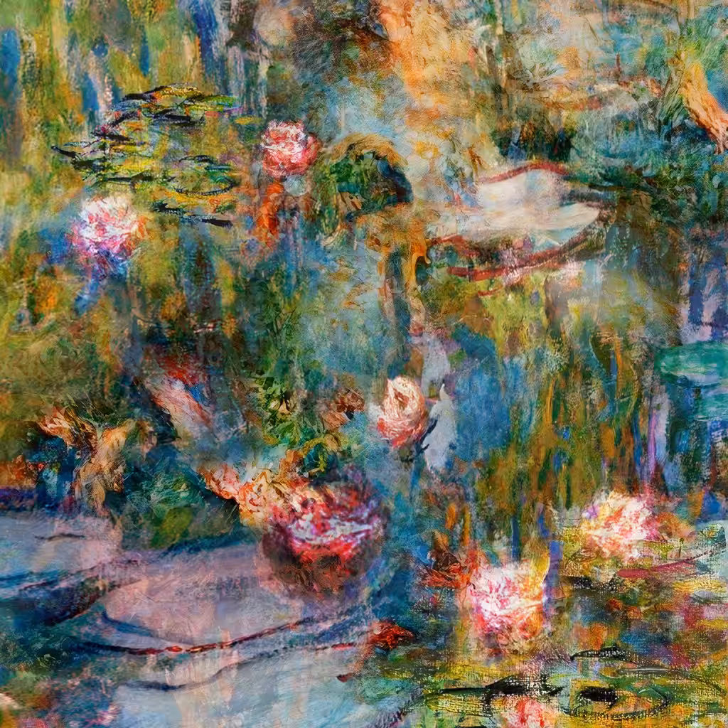 Nymphéas en Fleur (II)