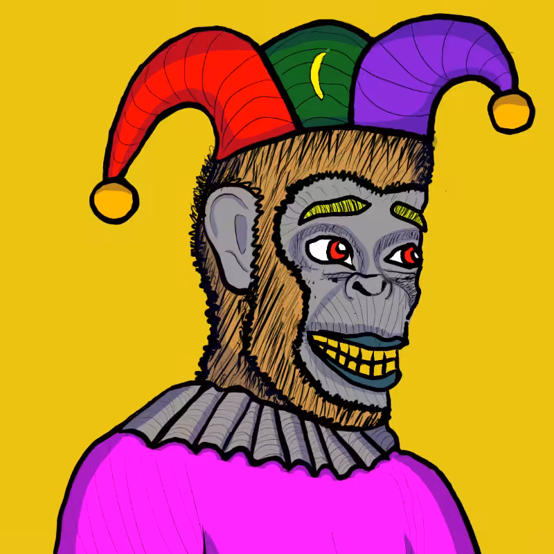 Clown Ape Club Tezos Ultra Superior-CACTUS #9