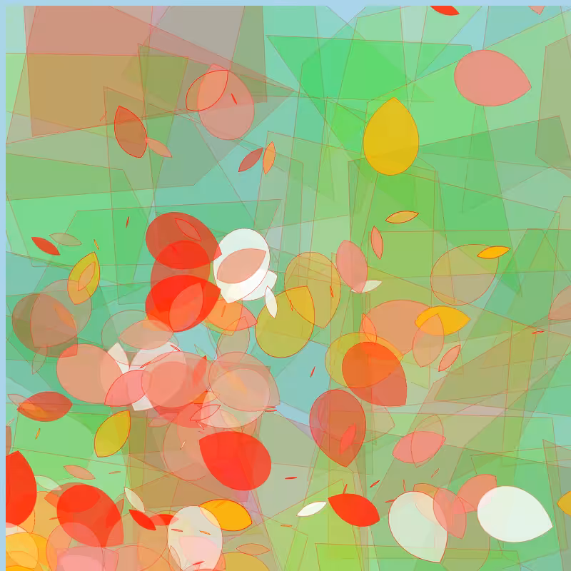 Leaves and glasses #35