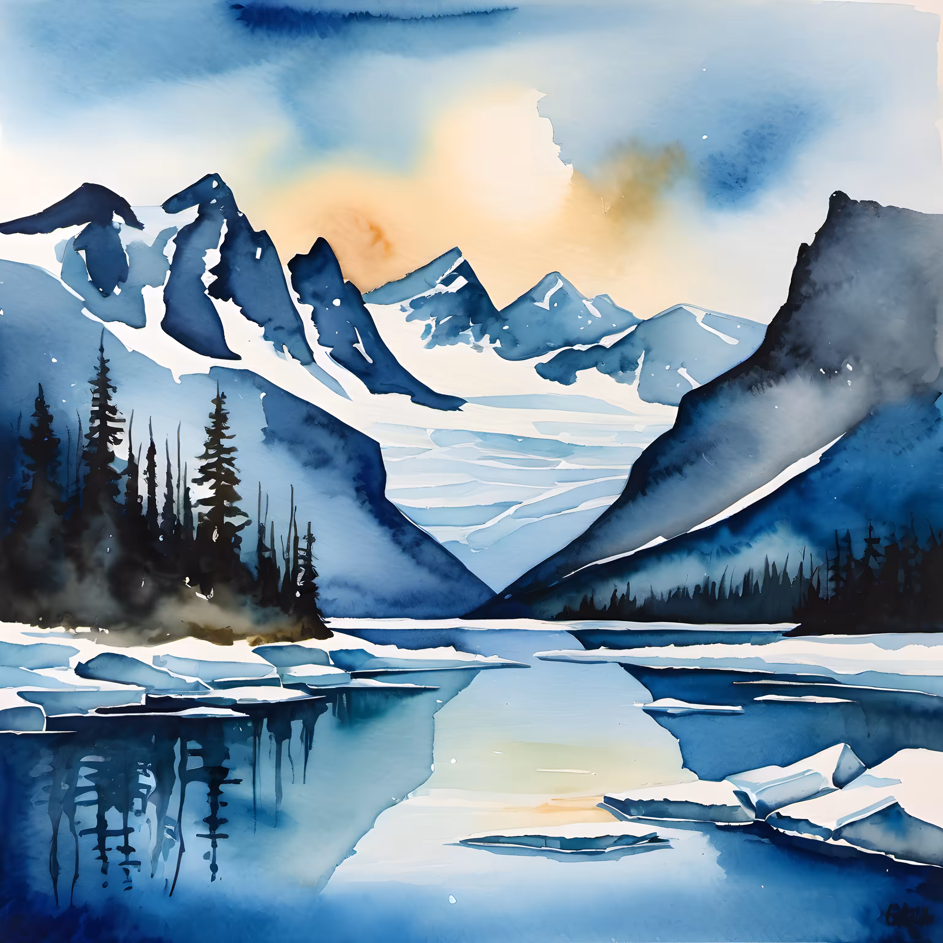 Glacial Lakes #88