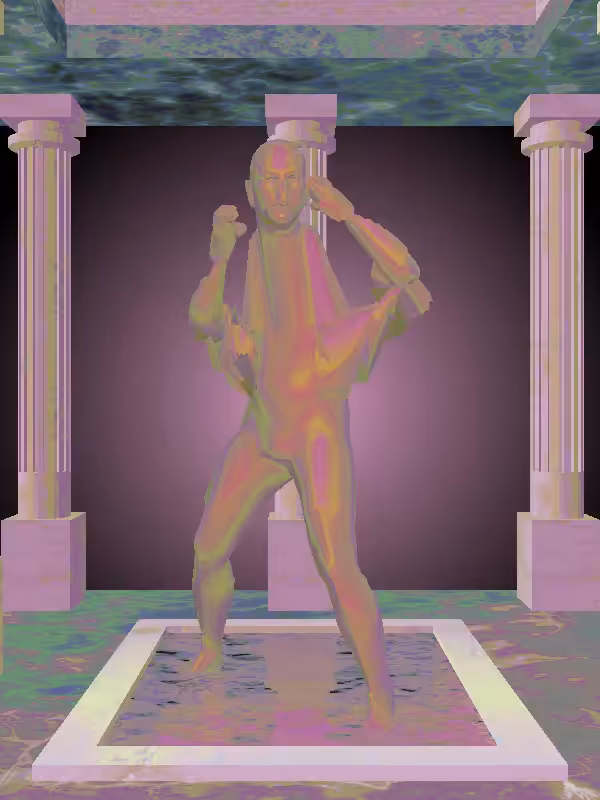 The Punching Metallic Brick Man #2409