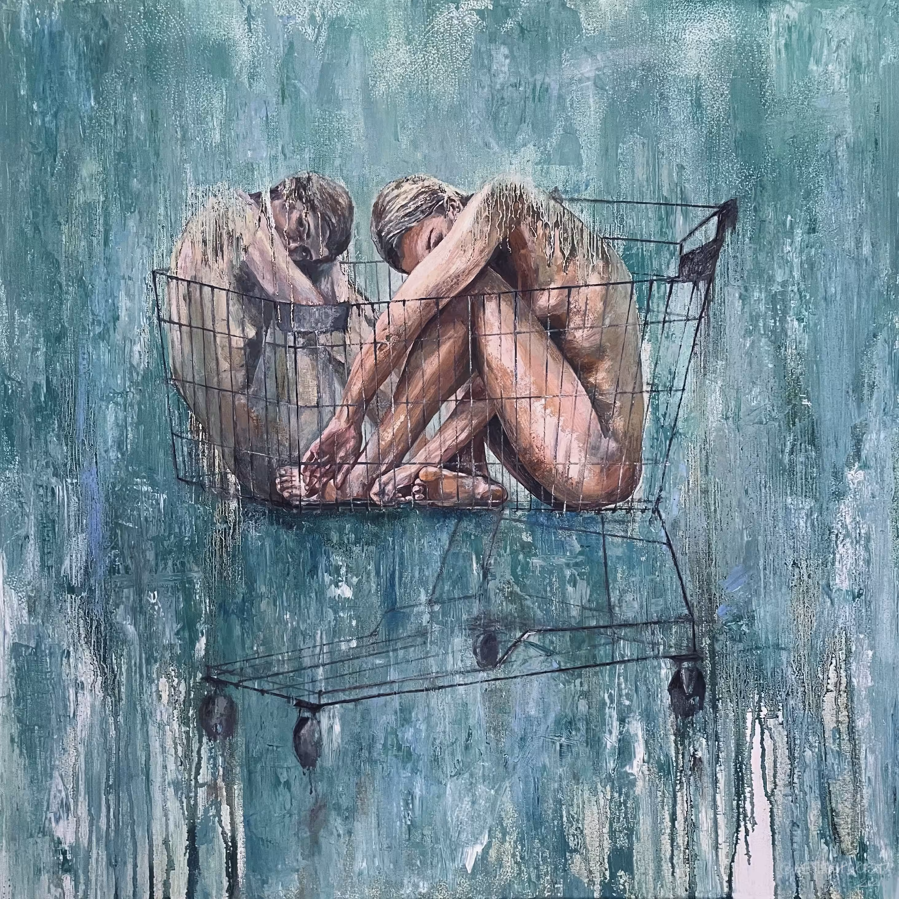 they say supermarket trolleys never feel lonely