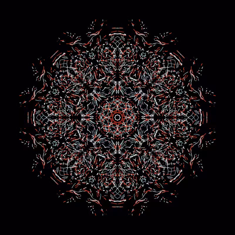 the thread in the pattern #8