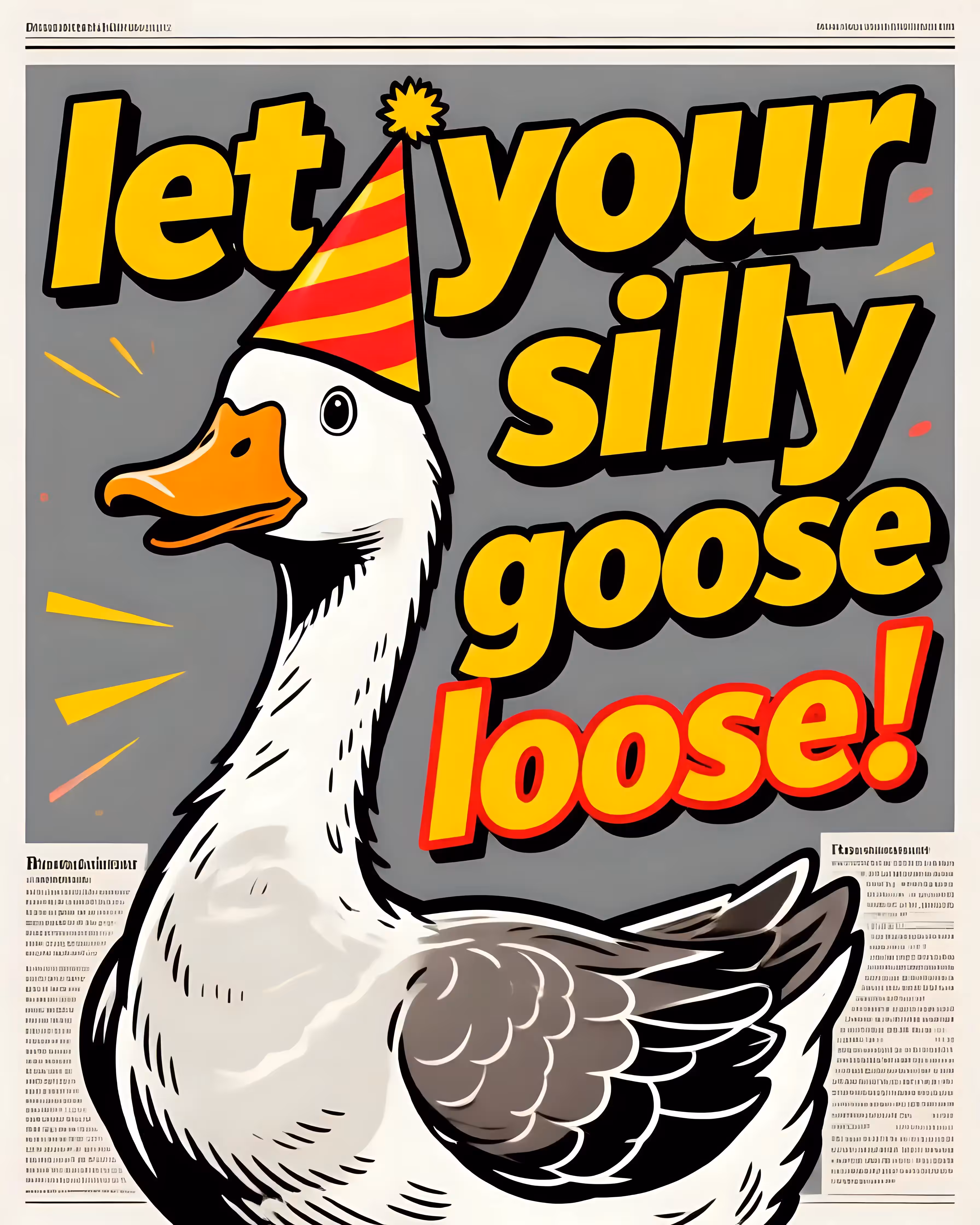Let your silly goose loose