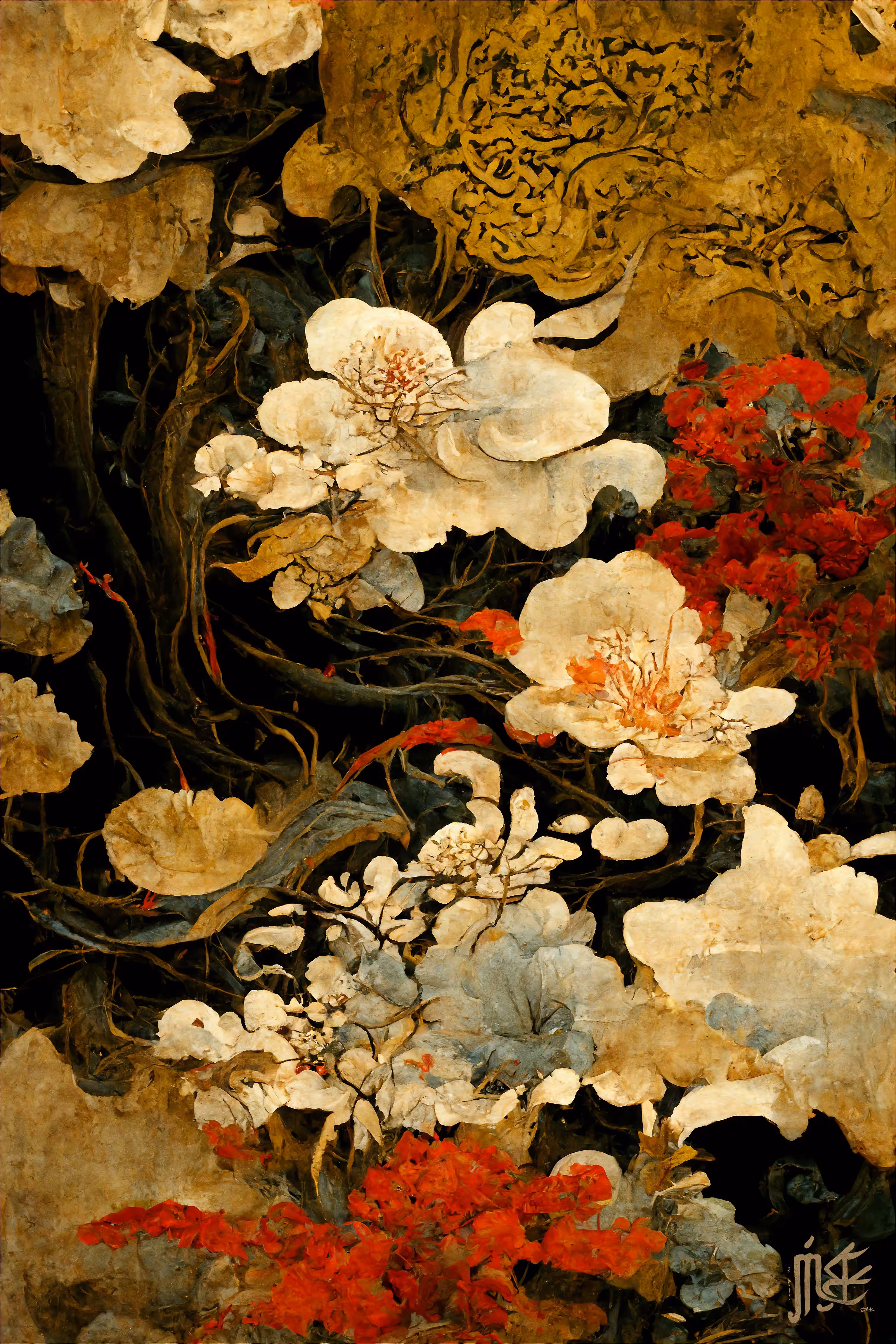 Flowers Hide in the Undergrowth
