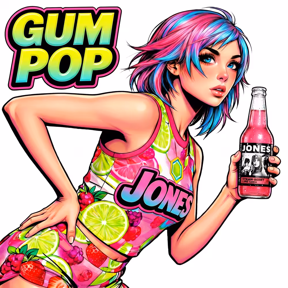 GUM POP 041 - Straw-Berry Lime Pop Queen