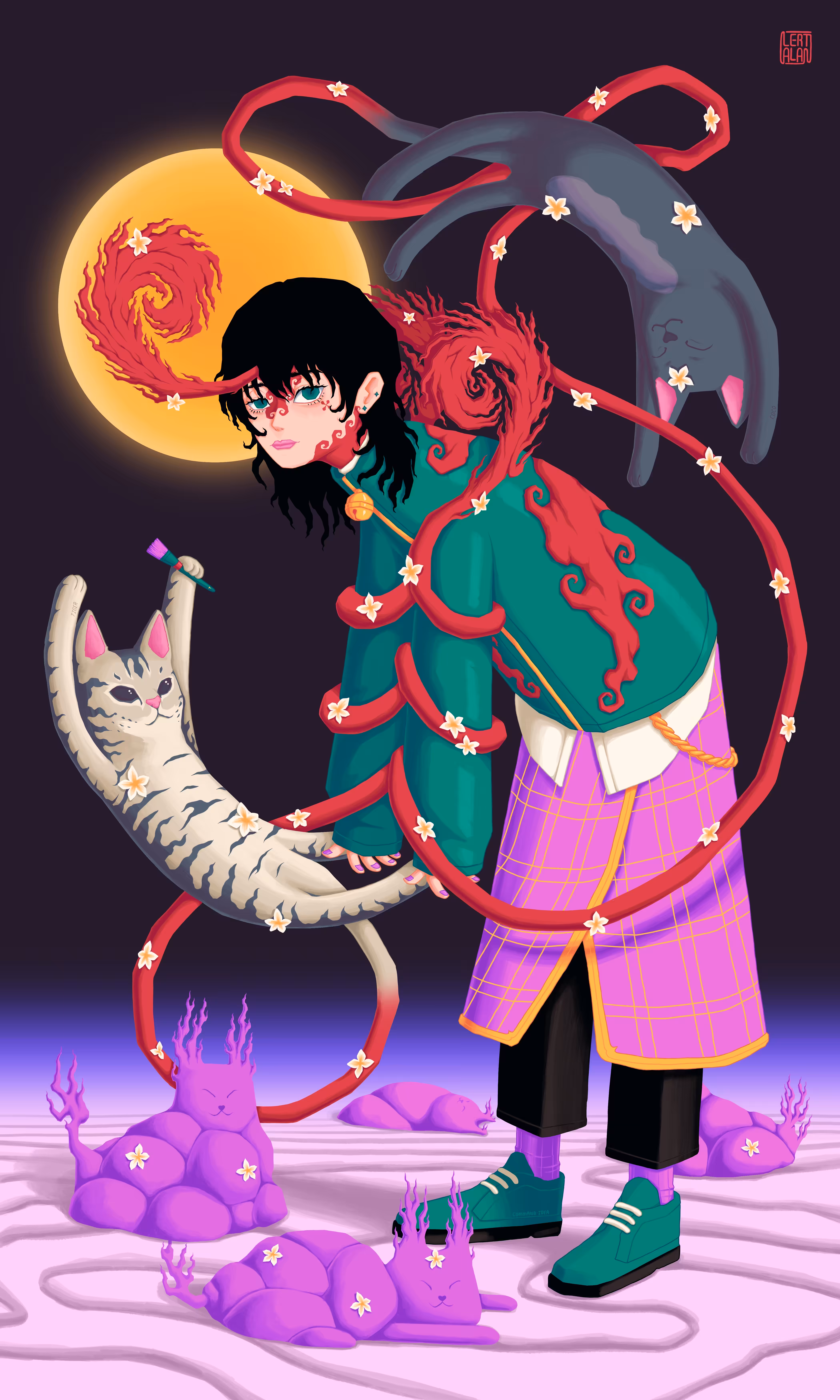 weirdo wanderer - The red tail of fate 