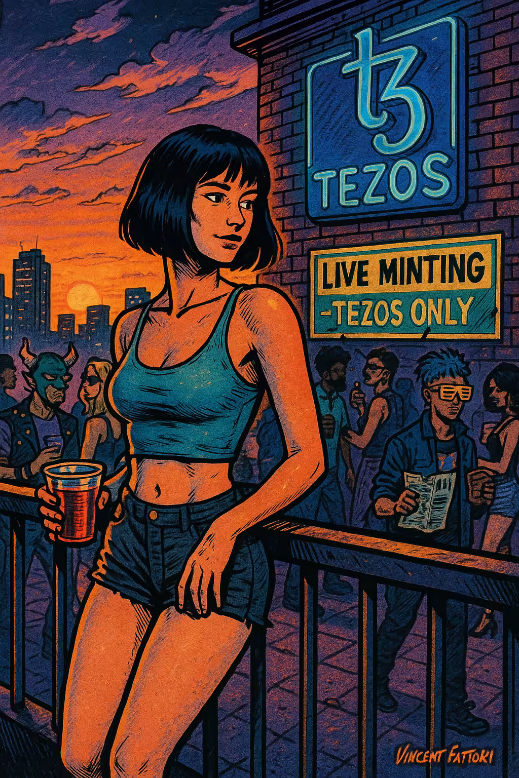 Minting Tezos Live