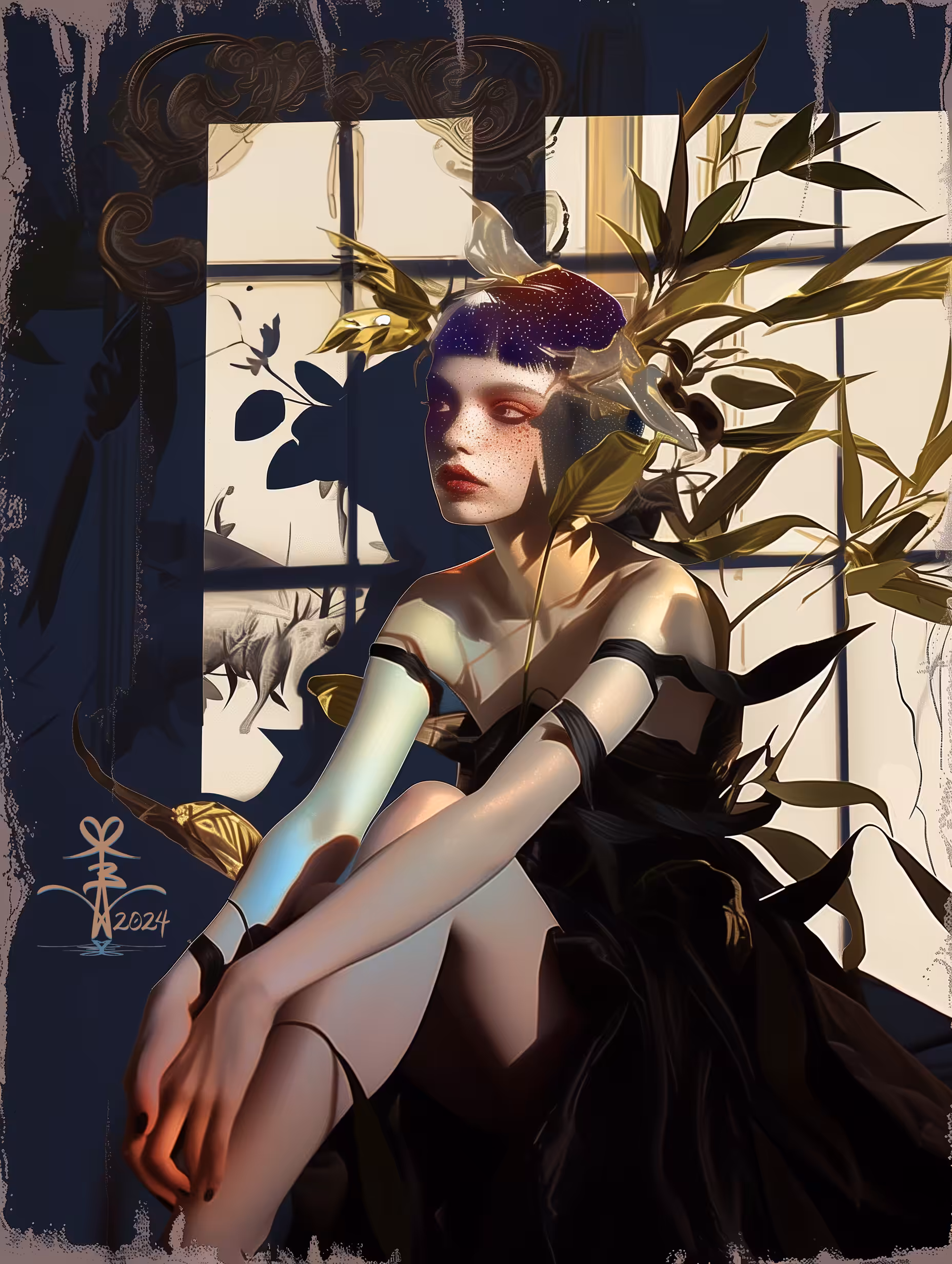 Windows to Growth: Shadows in Bloom