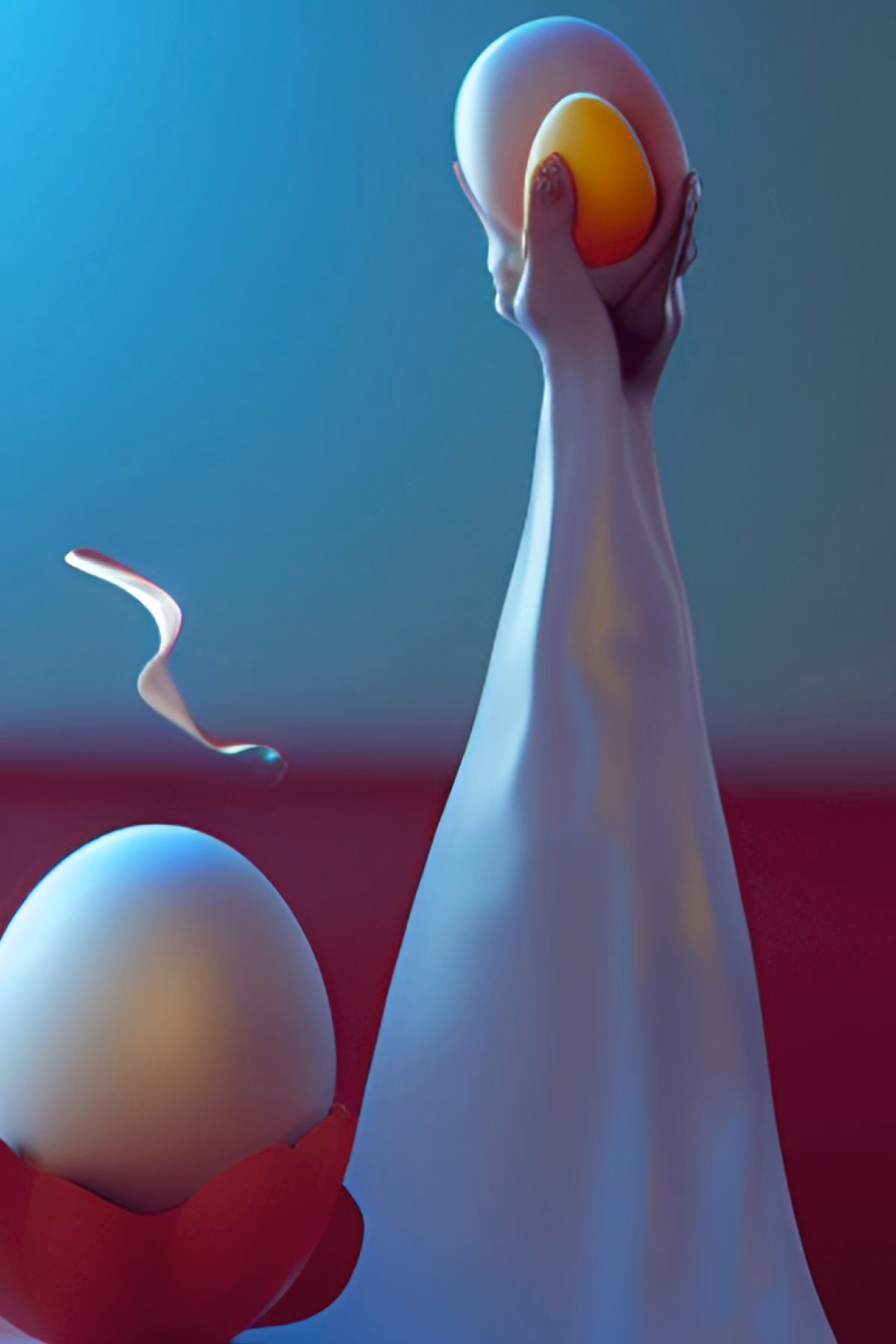 Phenomenology of Eggs: A Manifestation of the Future