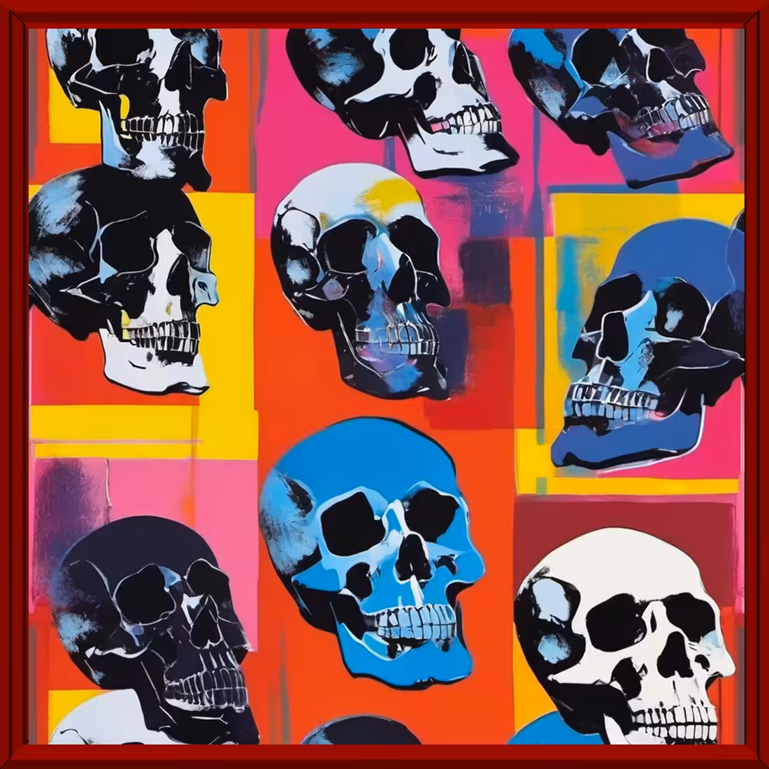 Skull Andy Warhol #4