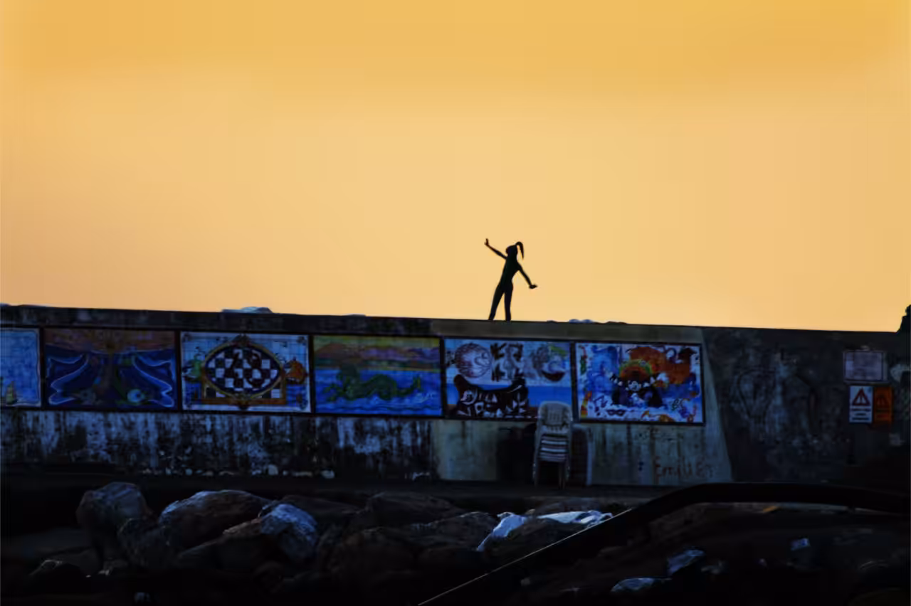 Balance Against the Sunset