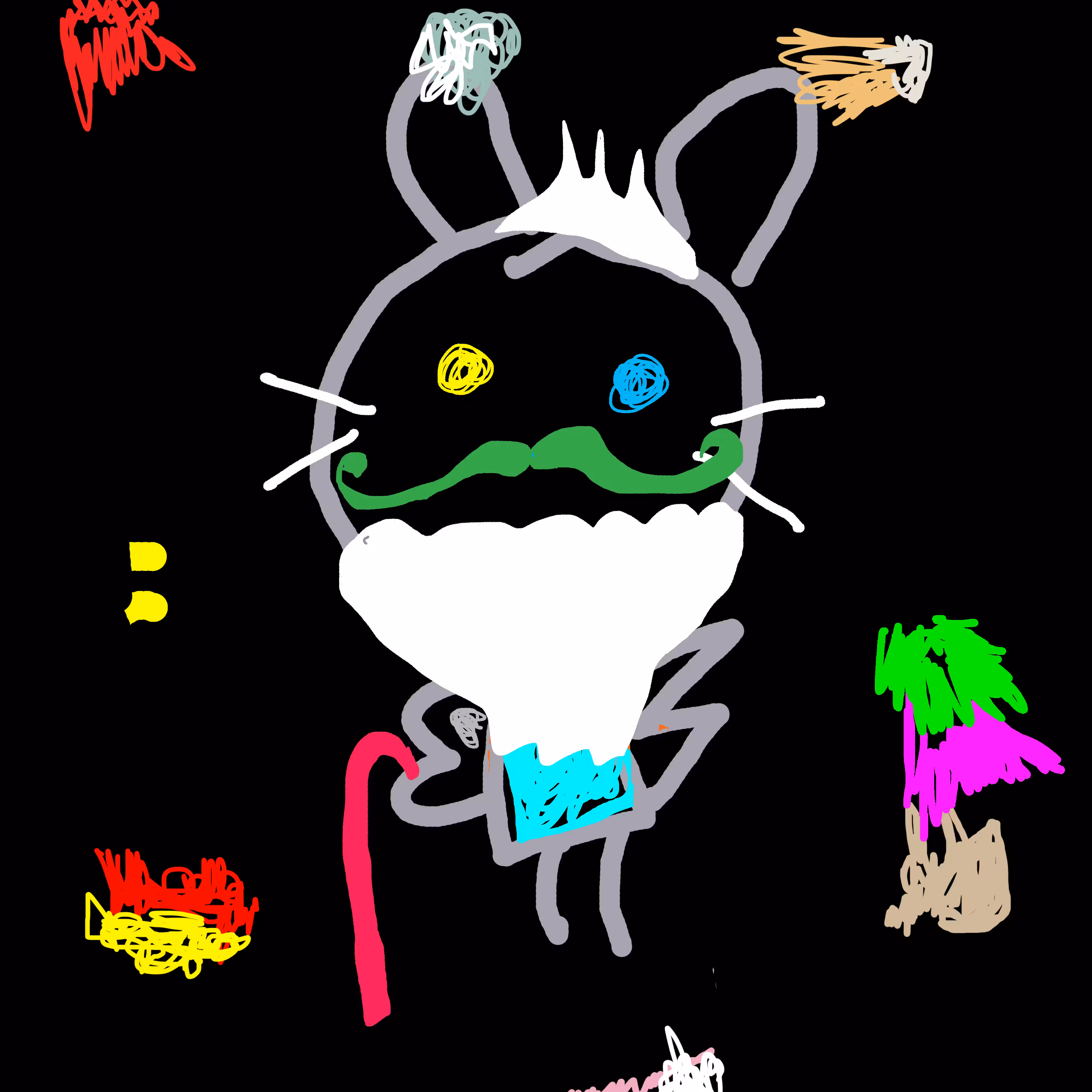 Rainbow Rabbit #10