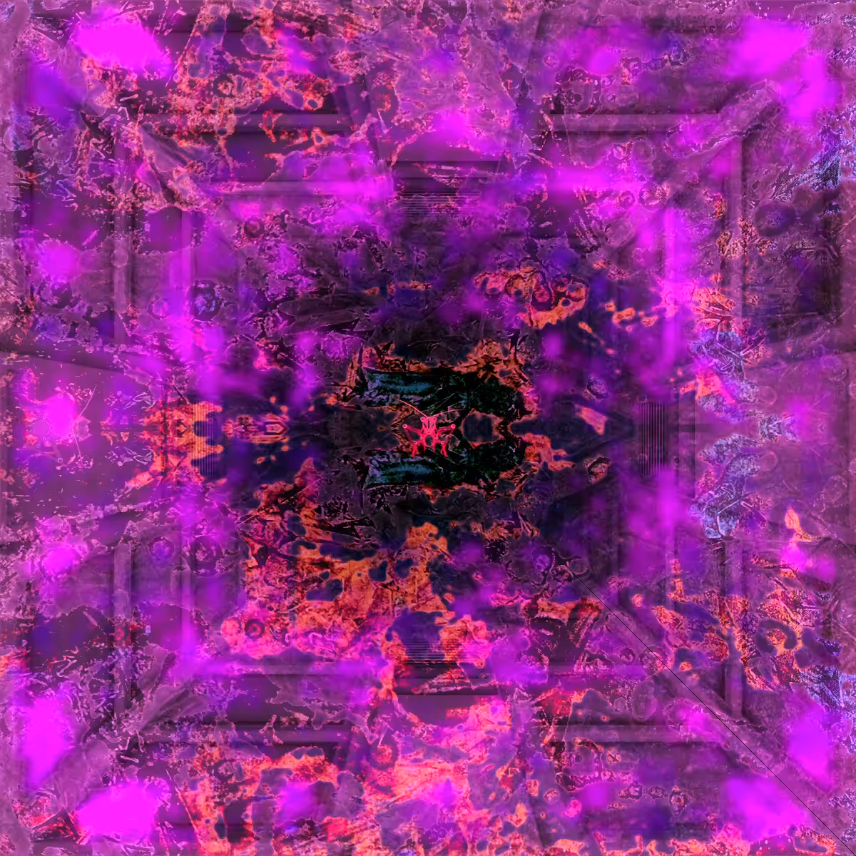 My psychedelic cave #06 - Bedroom
