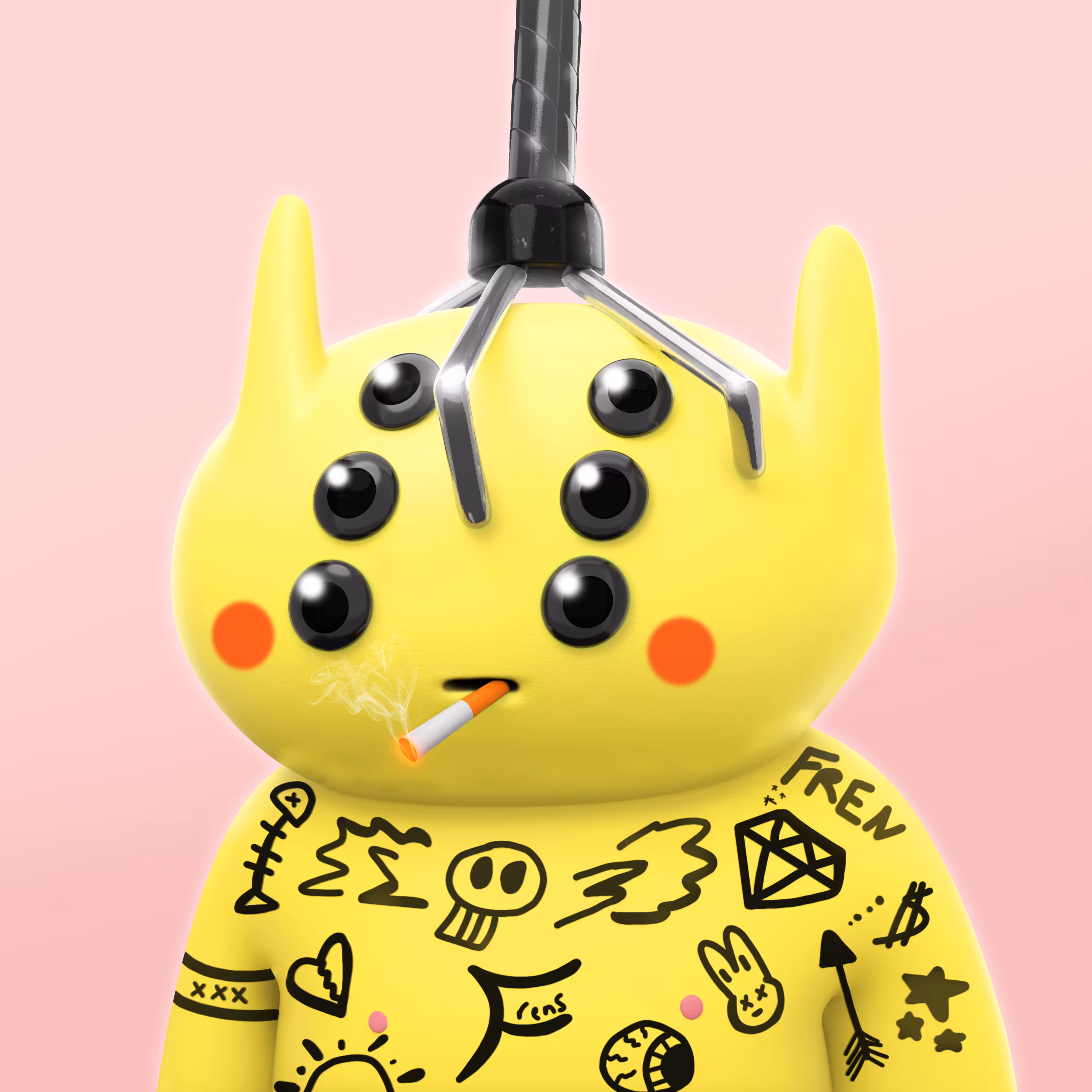 Kanteltec 3D Workshop: 3D alien fren #1043