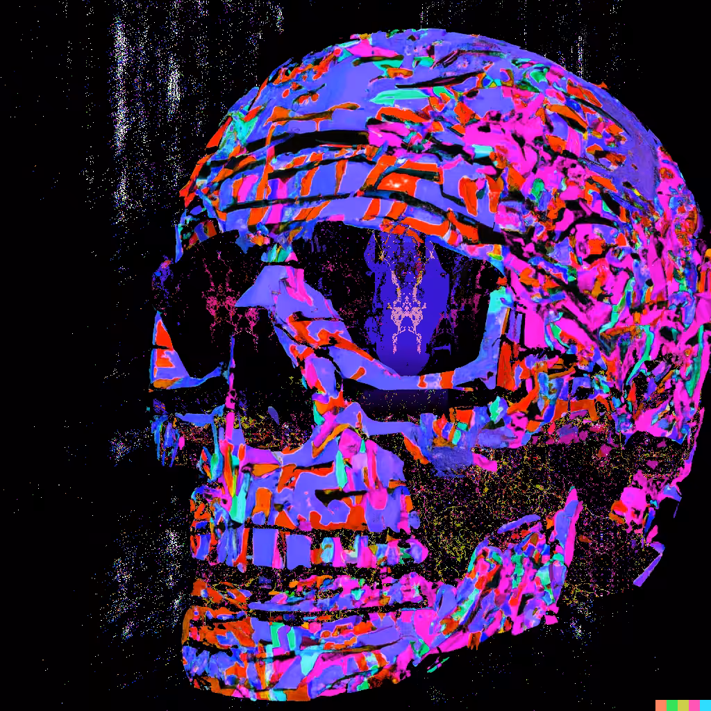FAKE BASQUIAT SKULL #3