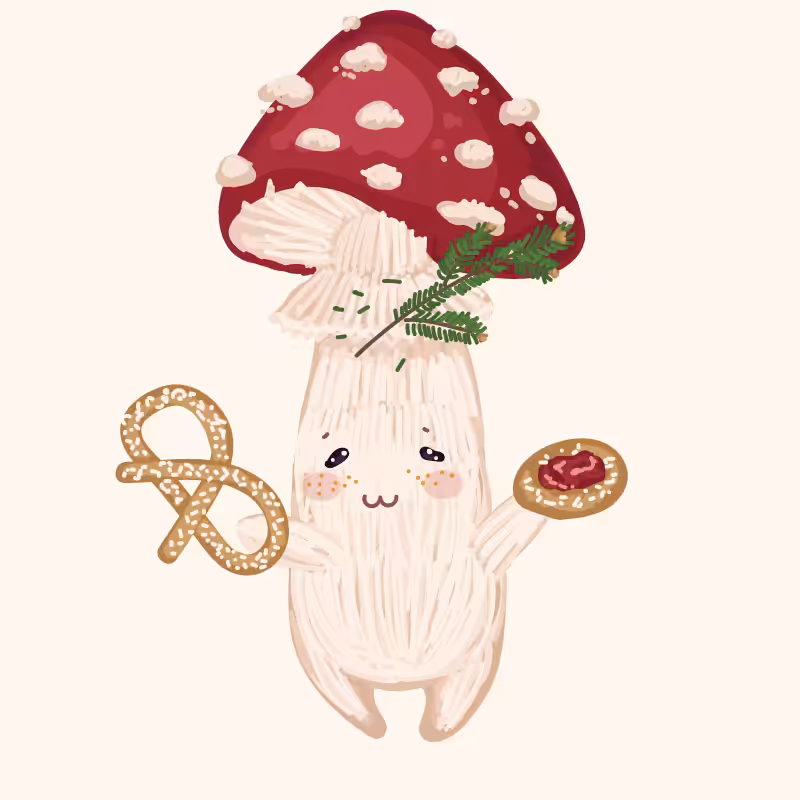 Cute Mushrooms Forest Guys #94