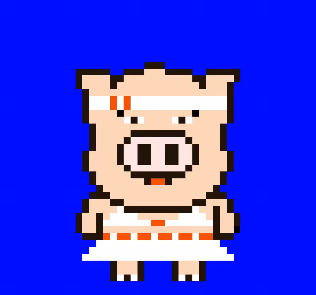 Mr Ham Pig Tennis #061
