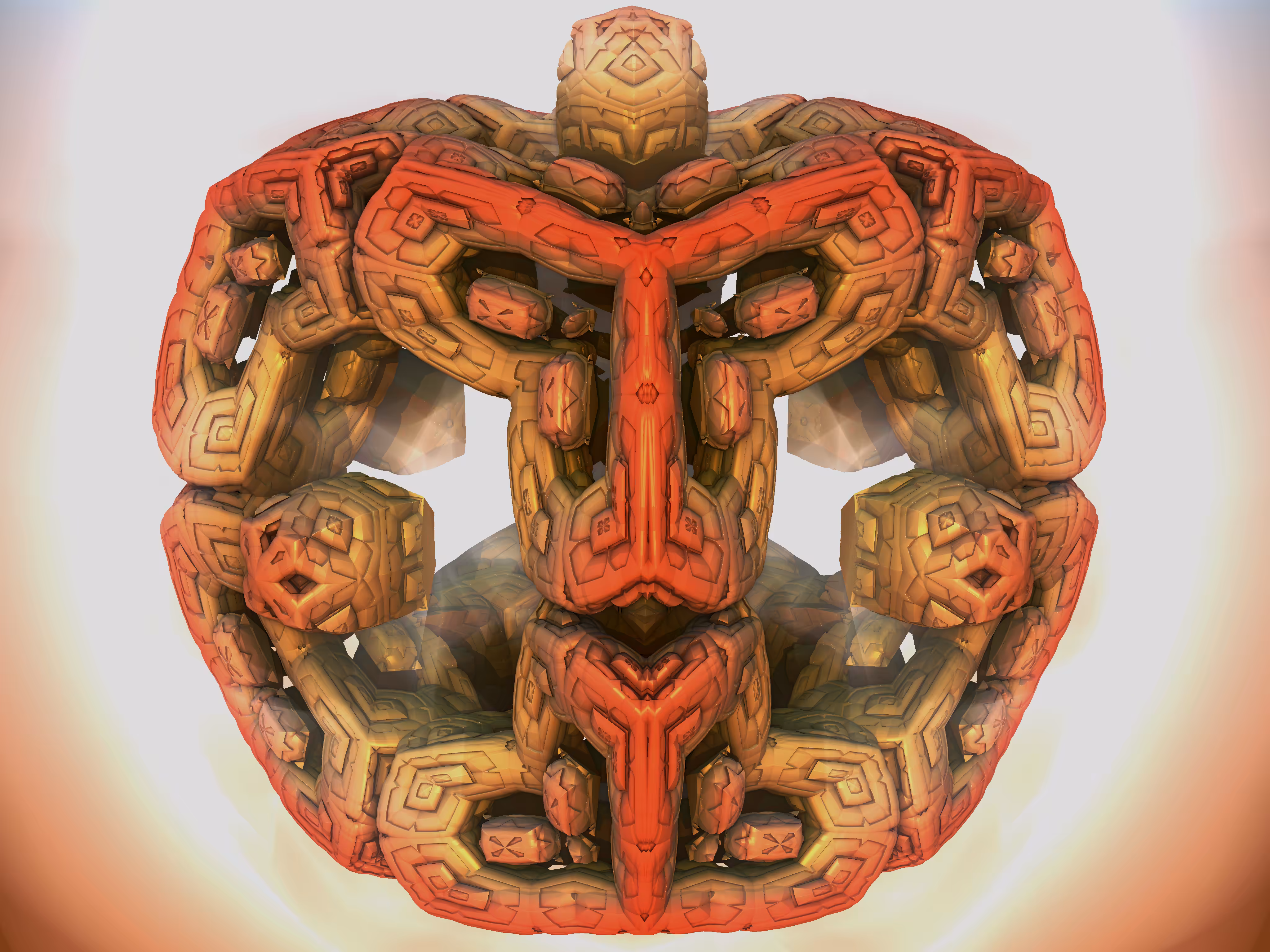 One of the fractal creatures