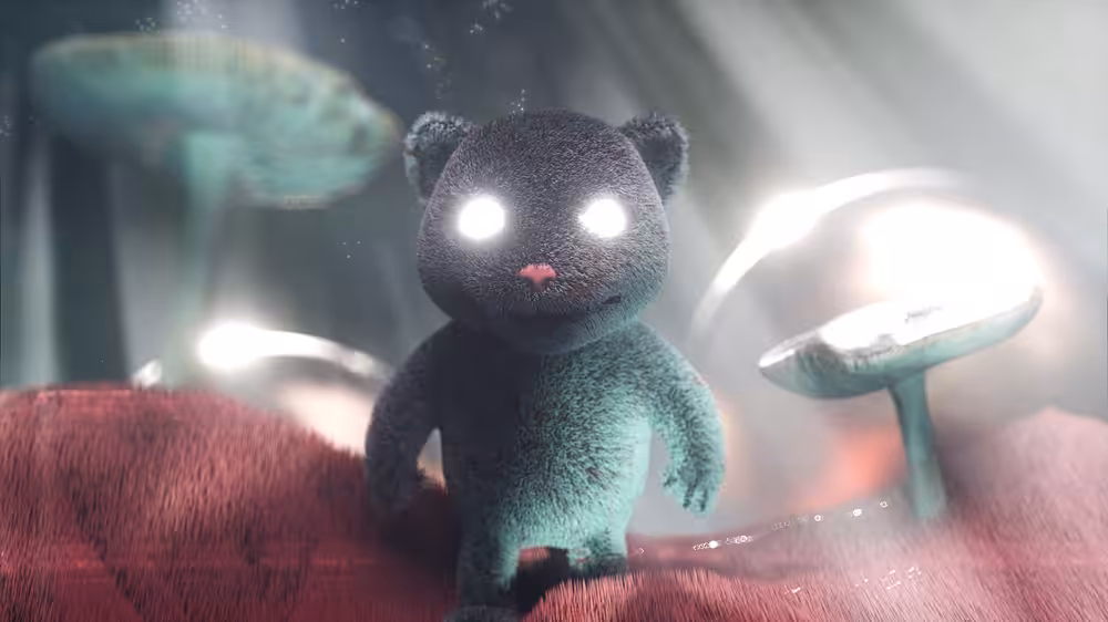 Picture of strange little forest monster