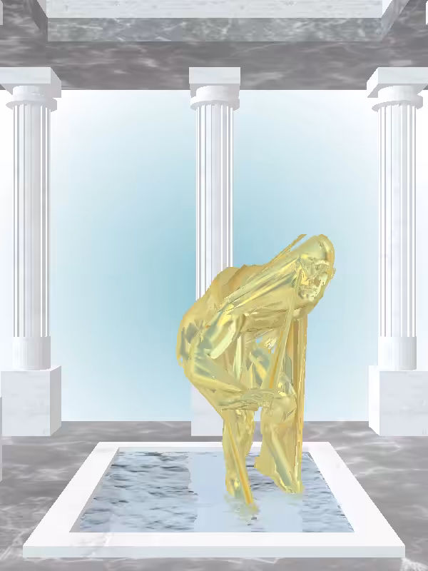 The Sneaky Green-Golden Goblet Man #1613