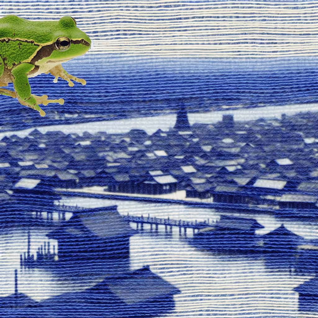 If this was pepe I would sell 0.02 eth but it is a normal frog so 2 tezos