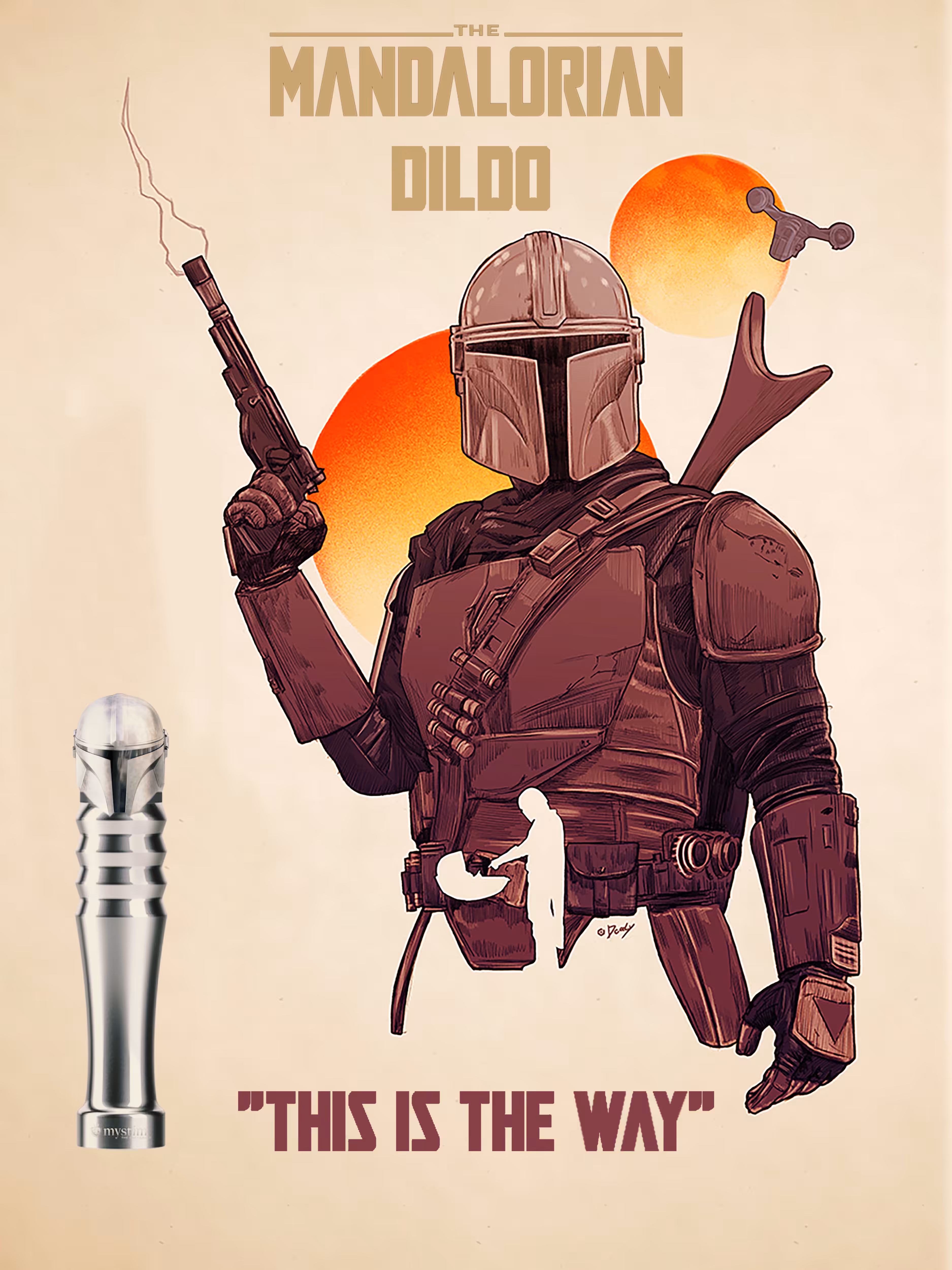 Mandalorian Dlildo Edition 