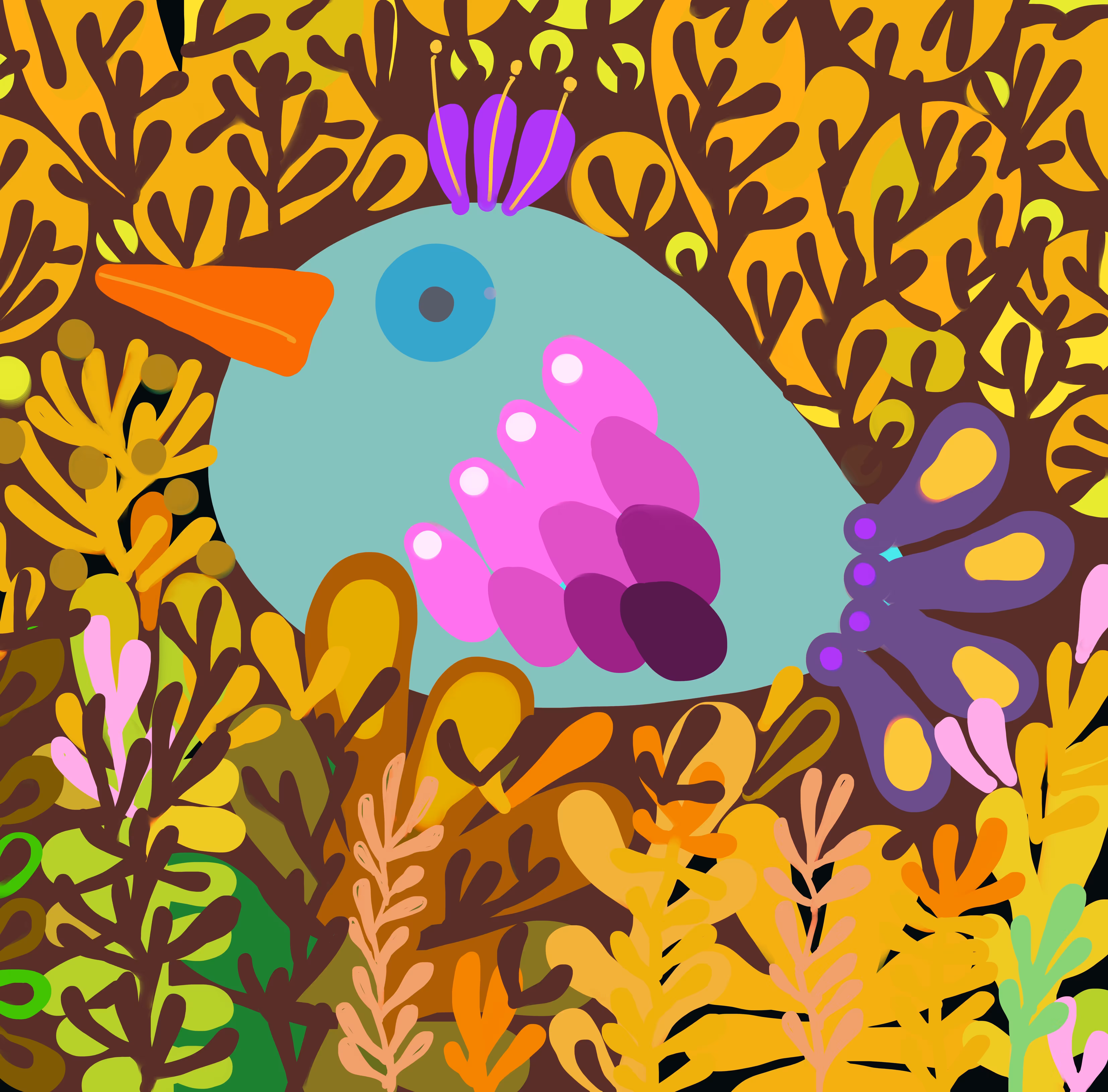A bird in Autumn