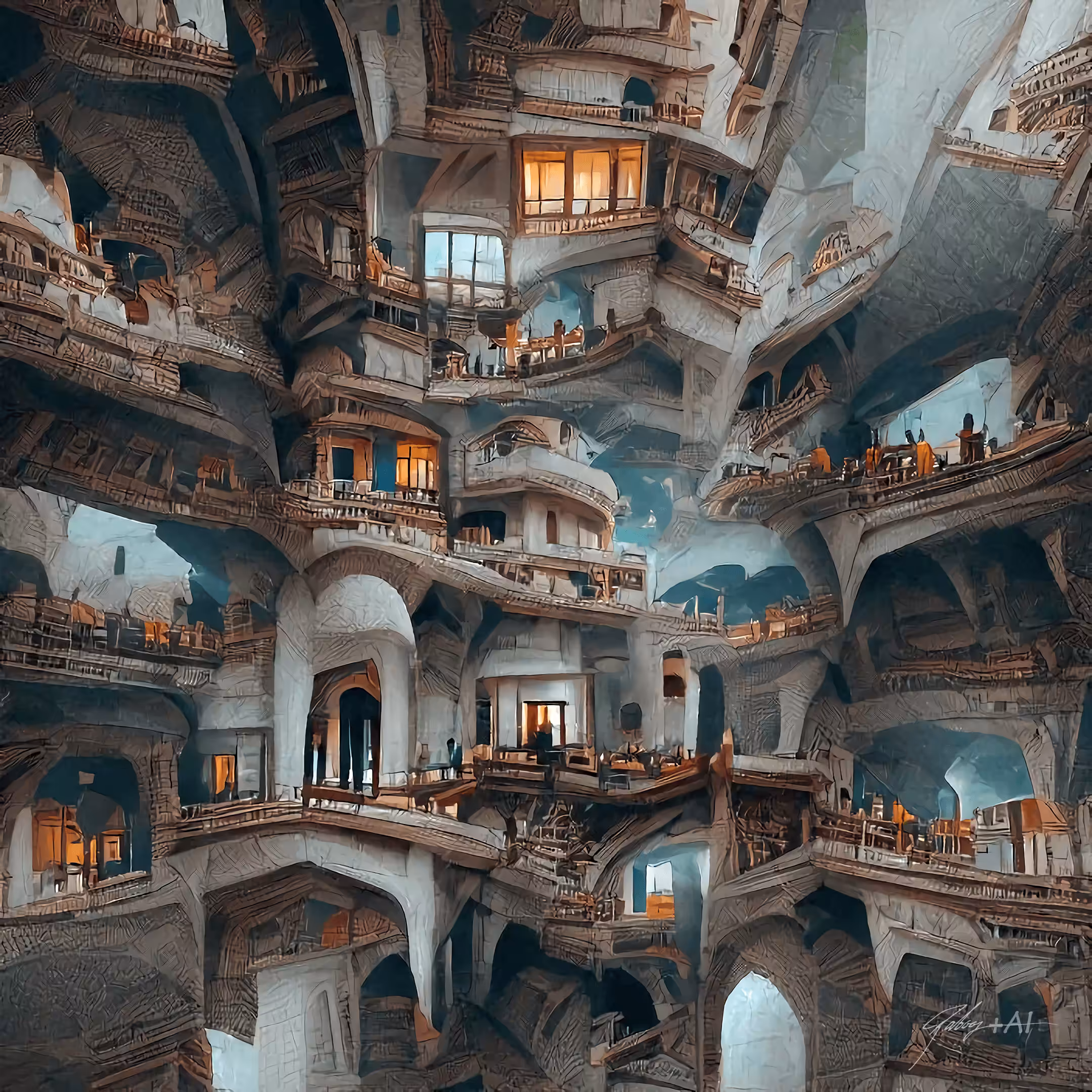 4 dimensional Hindu mansion