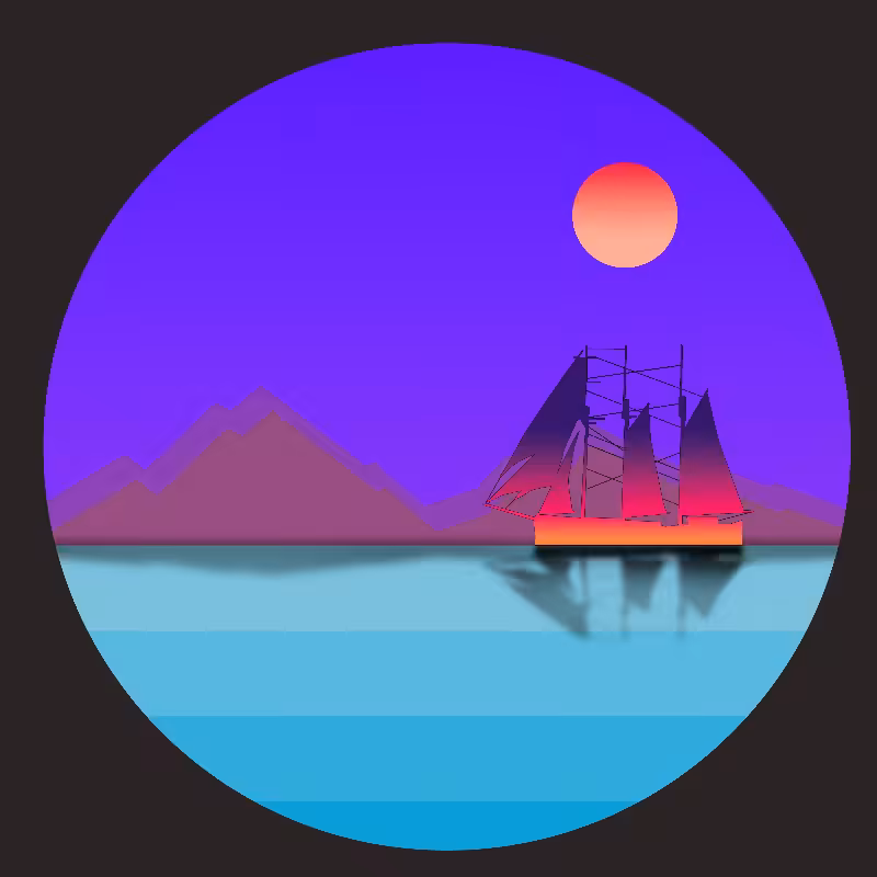 Boat on the sea #5